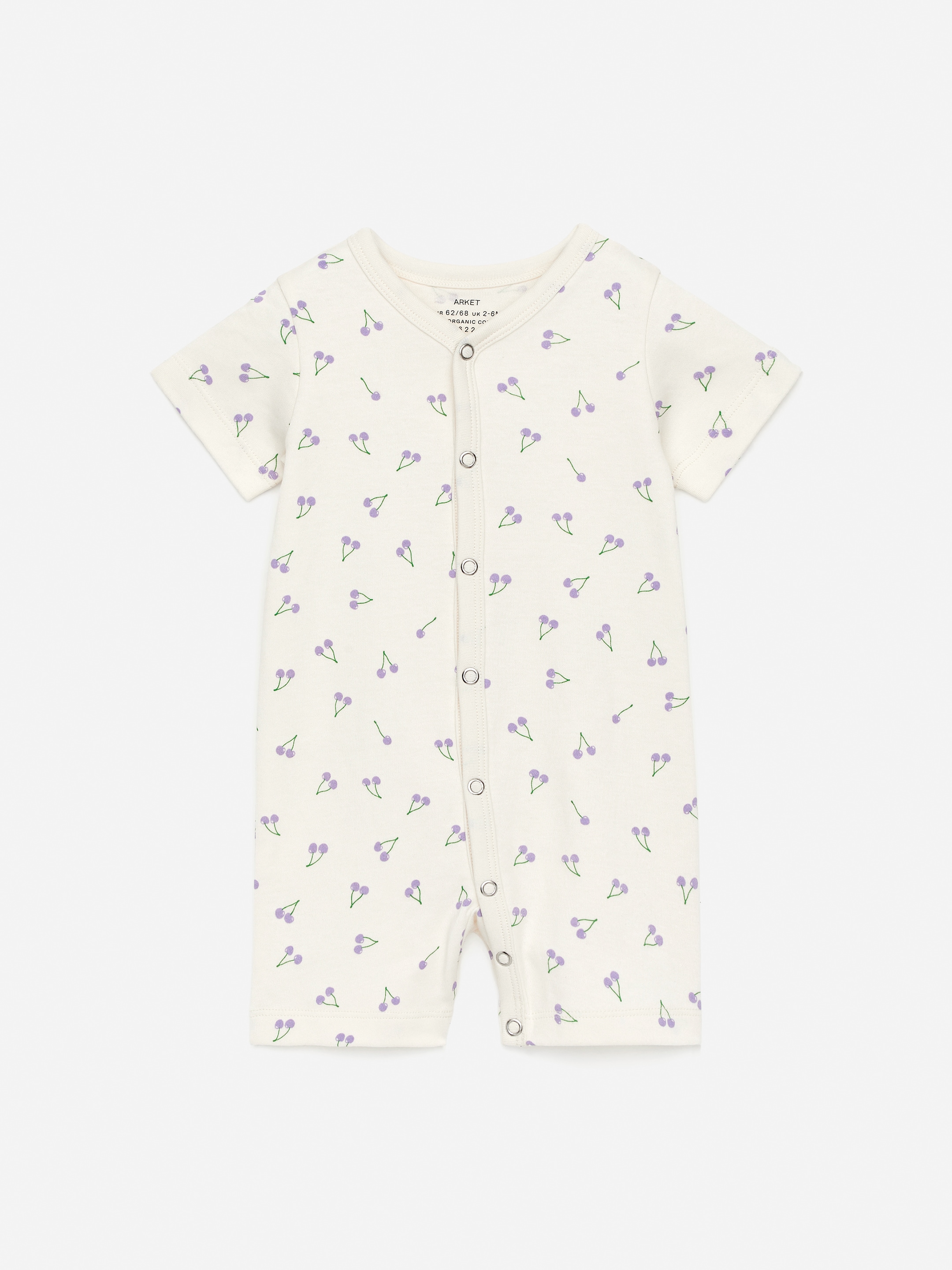 Zobacz większy obraz: Piżama - Złamana biel/liliowe wiśnie - Dziecko | H&M PL 1