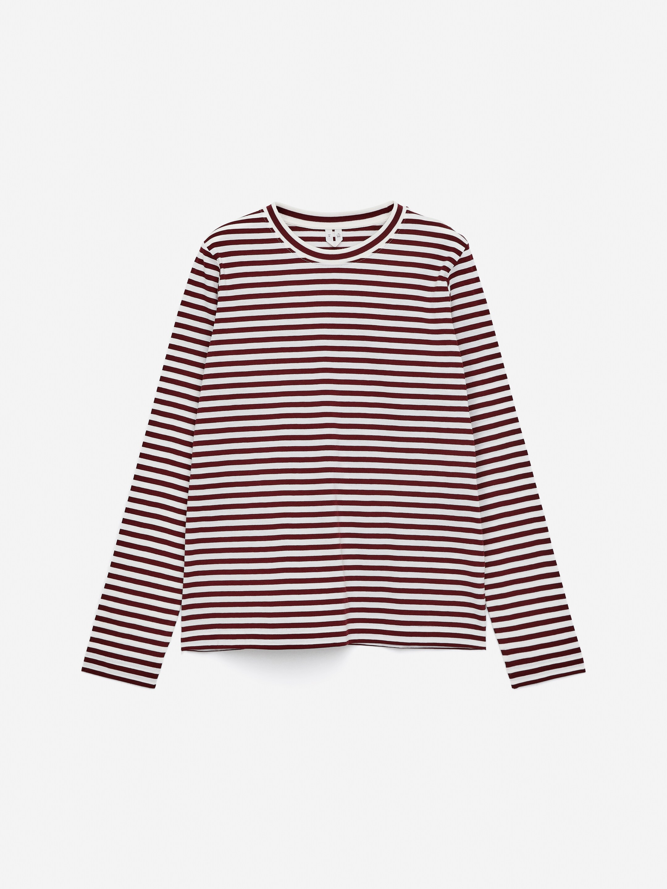 Agrandir l'image: T-shirt signature à manches longues IRIS - Blanc cassé/Rouille - FEMME | H&M CH 5