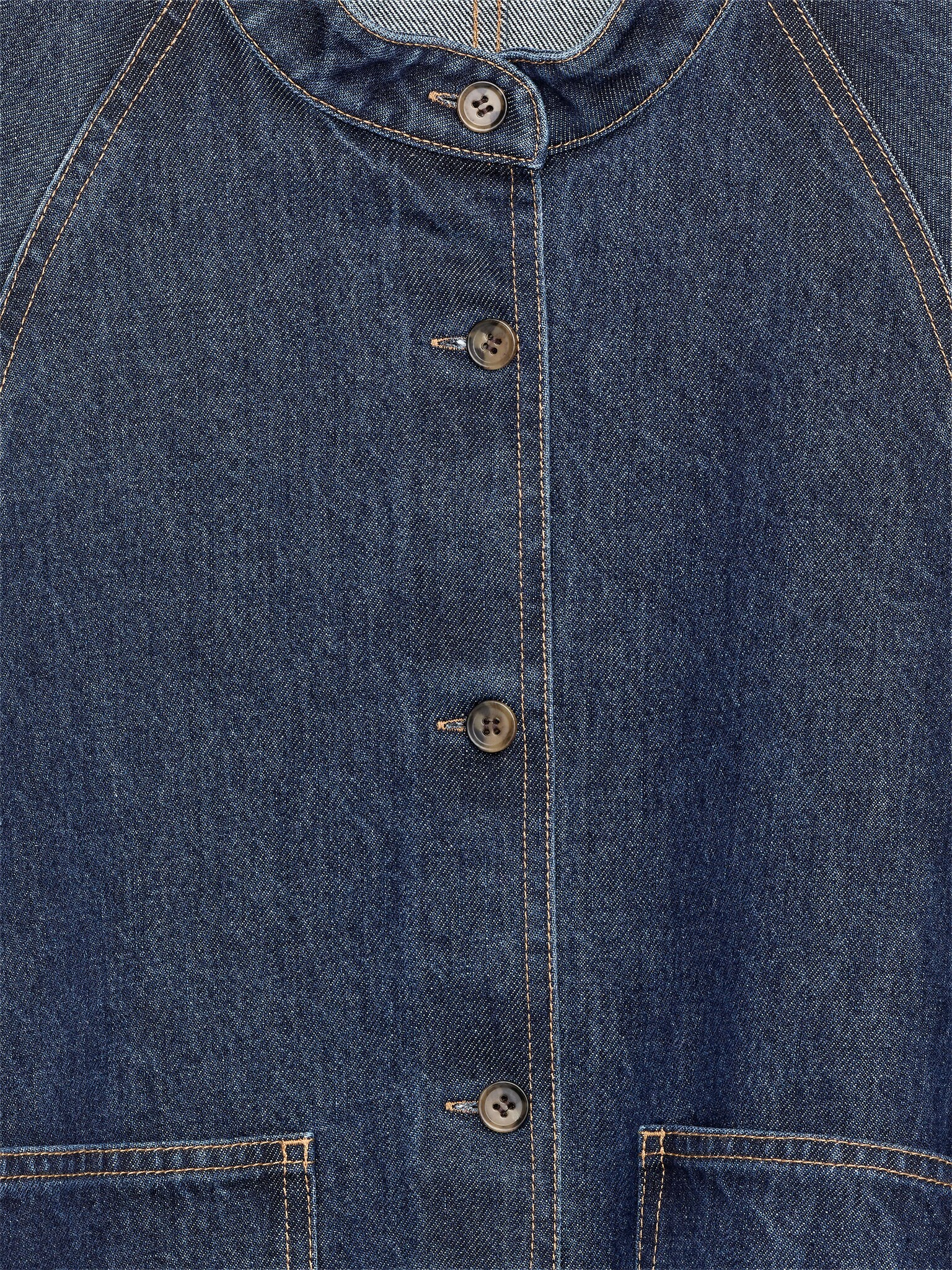 Denim overshirt - Donkerblauw - 3