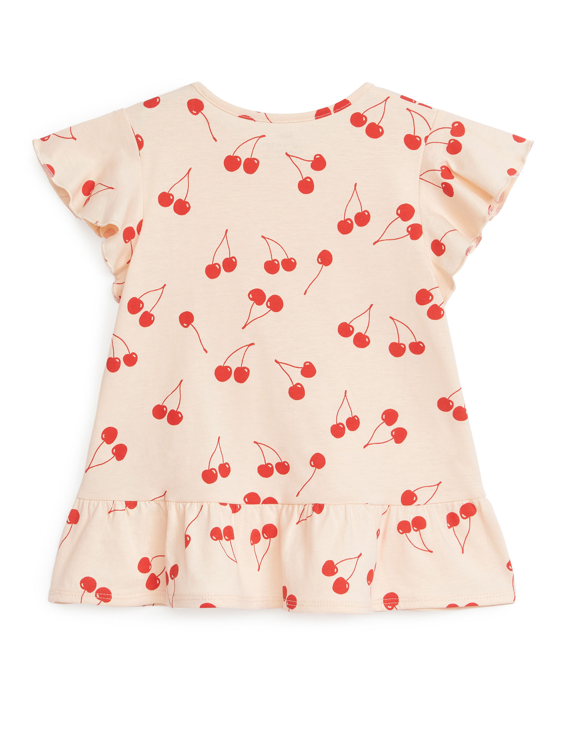 FrillJerseyDress - Hellorange/Kirschen - Regular Fit - Children - StillMedia/DescriptiveStillLife - 2