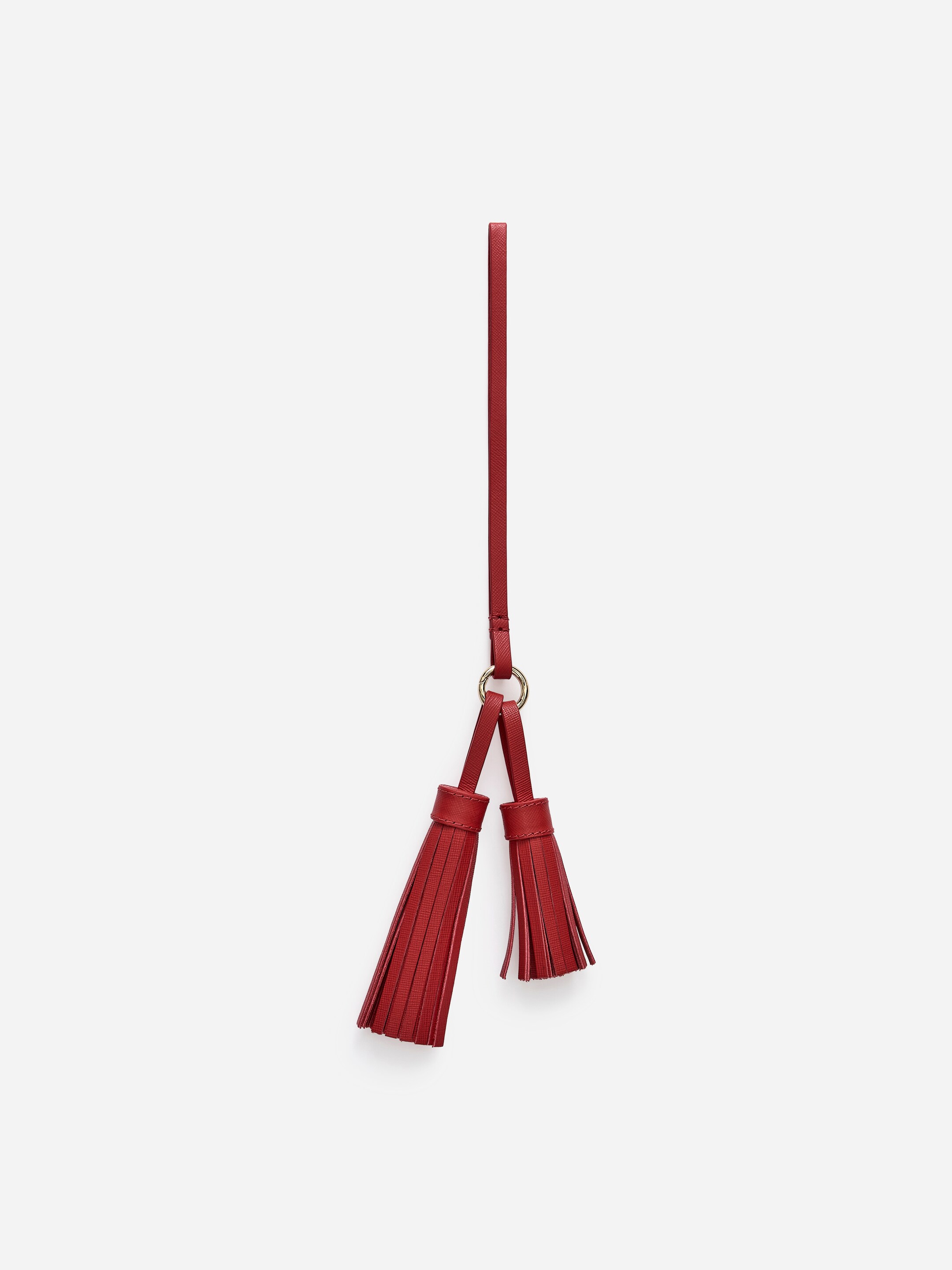 Schlüsselanhänger aus Leder - Rot - Damen - StillMedia/DescriptiveStillLife - 2
