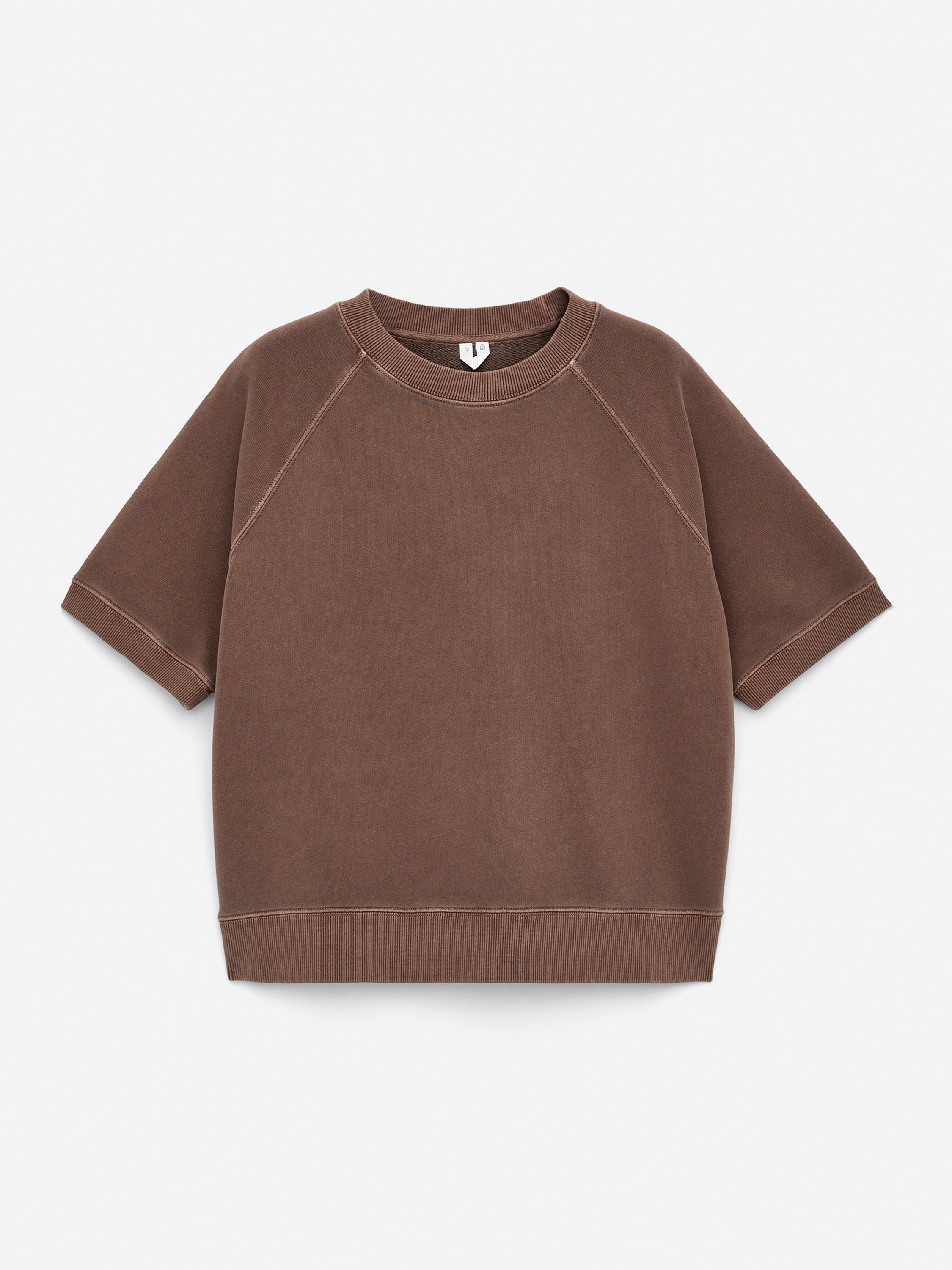 Mikina z francouzského froté - Hnědá/Jemně růžová/Dark Red/Grey Melange/Modrá/Off White