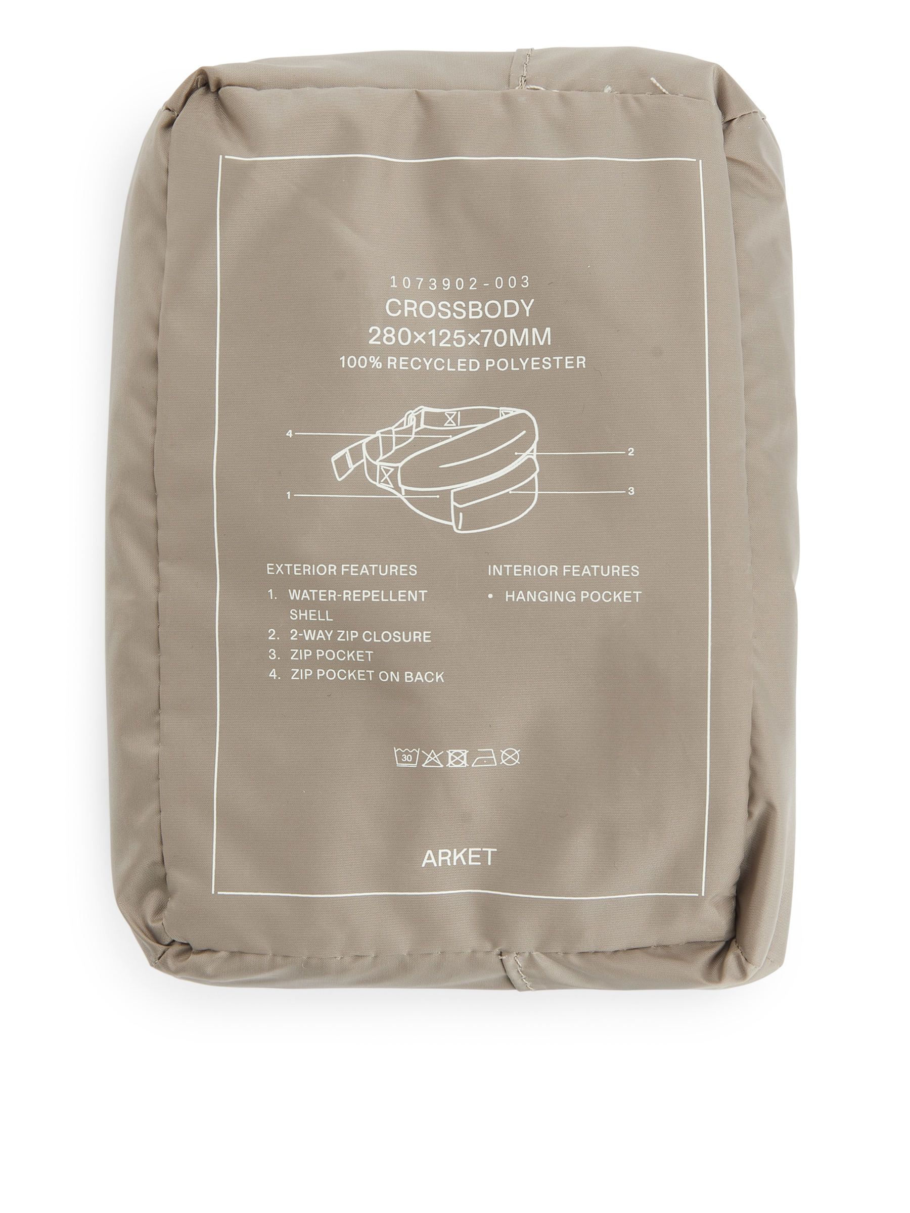 Faltbare Umhängetasche - Taupe - Reise - StillMedia/DescriptiveStillLife - 1