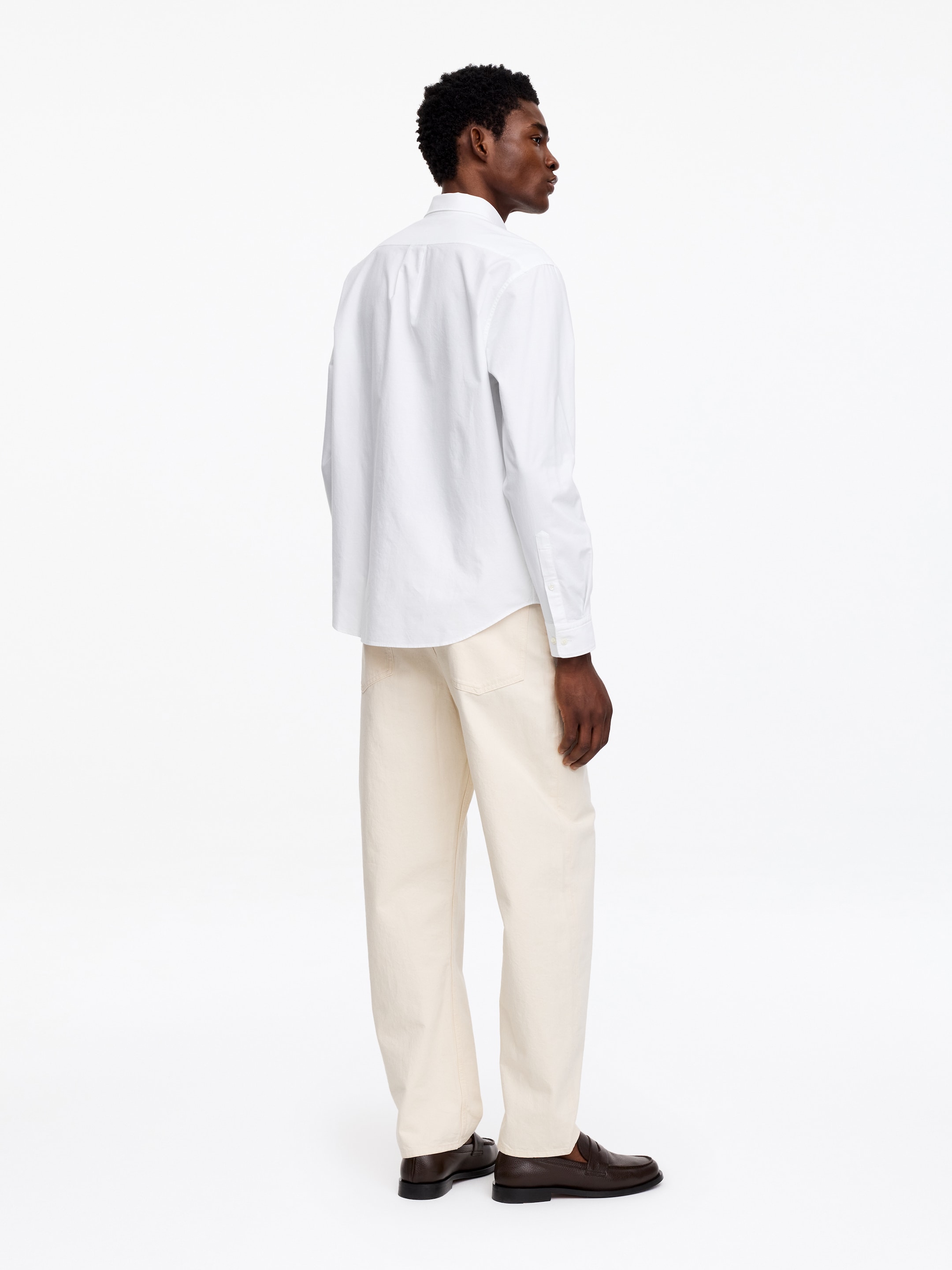 Regular Oxford Shirt - White - Regular fit - Men - StillMedia/Lookbook - 44