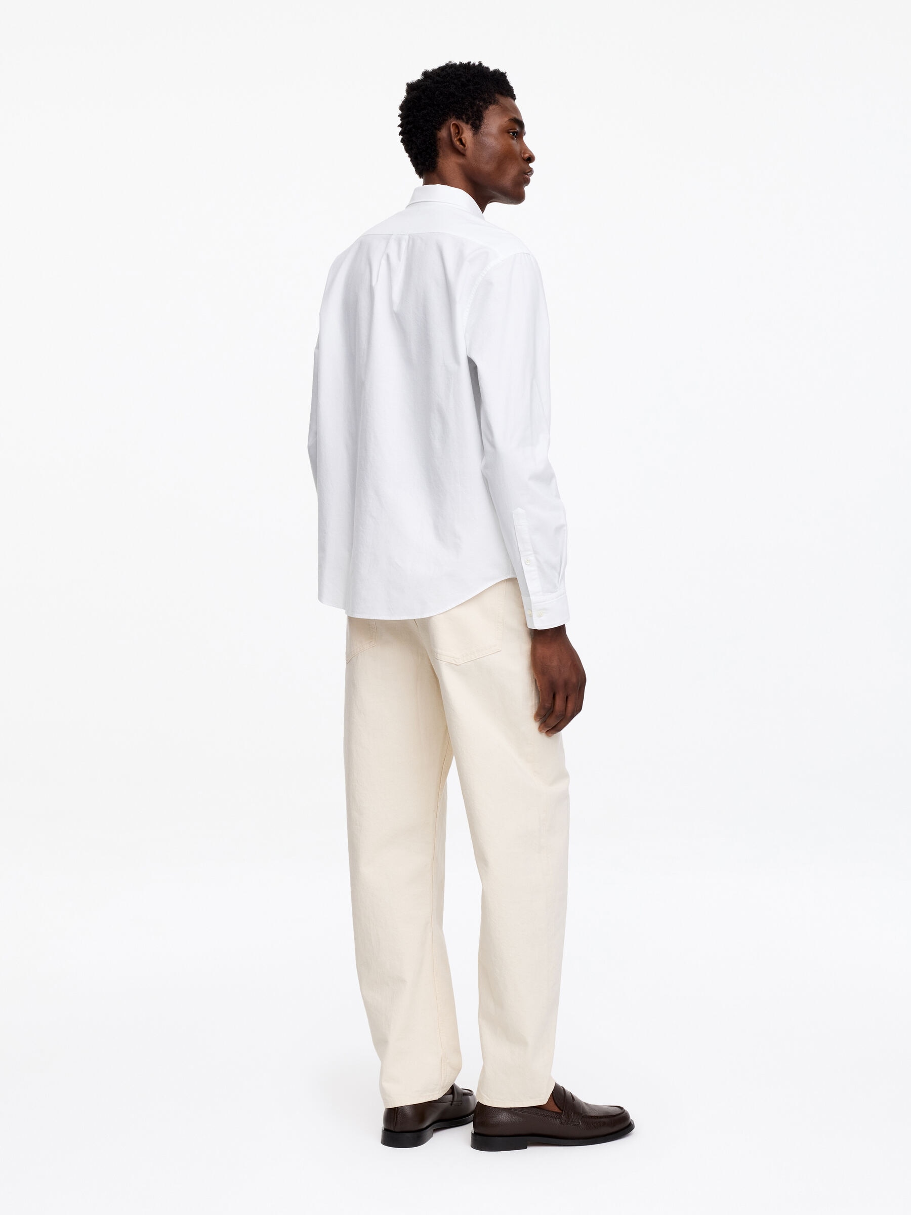 Regular Oxford Shirt - White - Regular fit - Men - StillMedia/Lookbook - 44