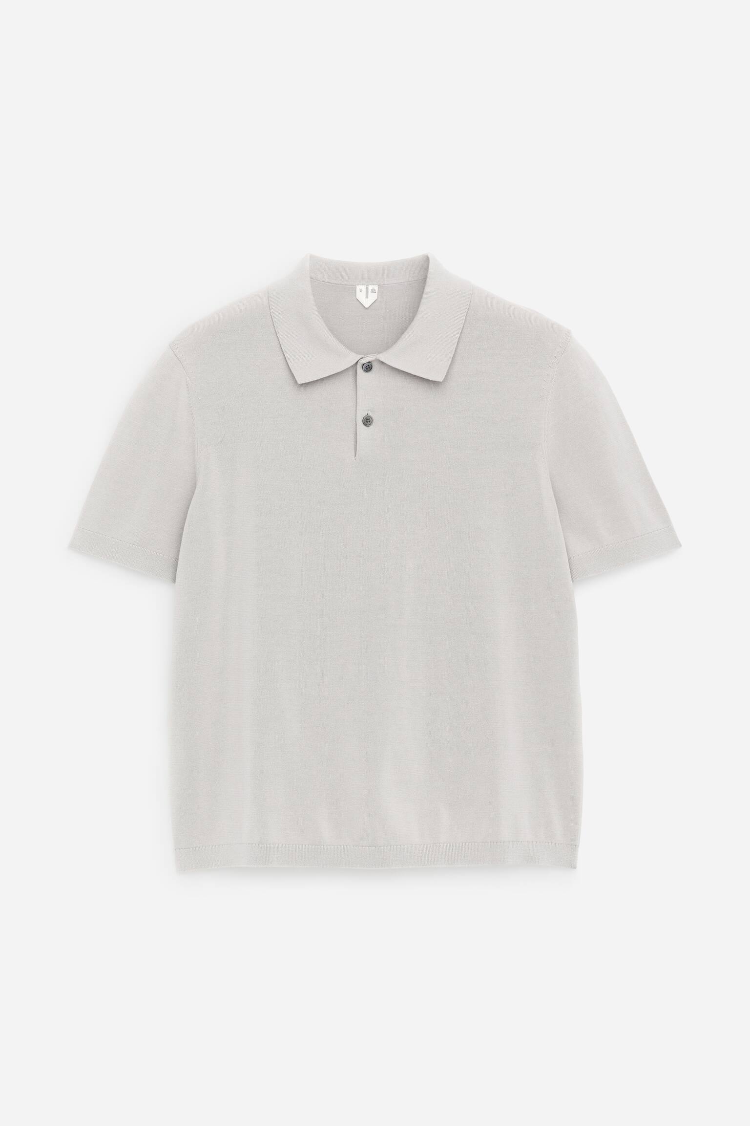 Jemně pletené polo tričko-Mole - 2