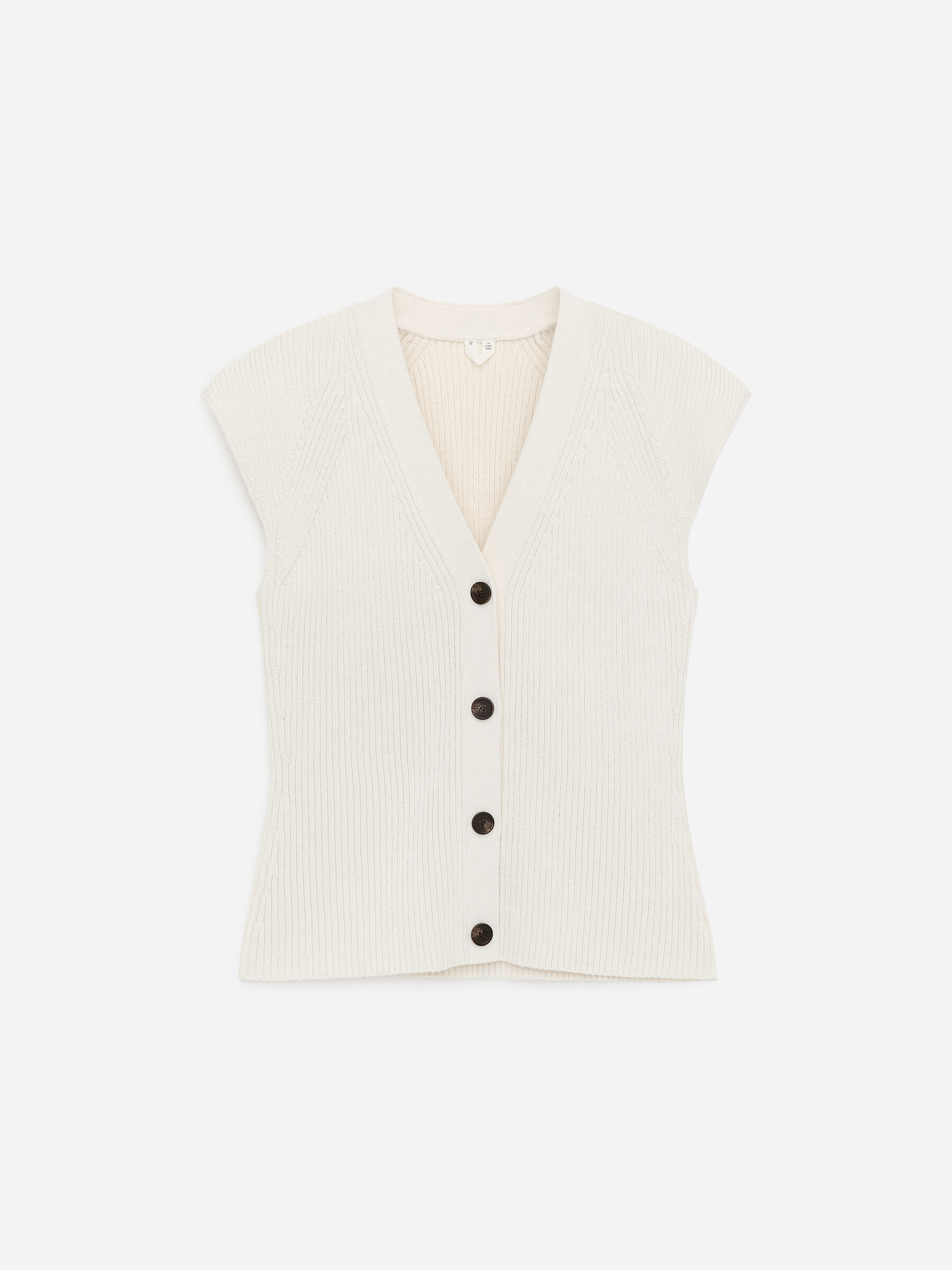 Stickad ärmlös topp - Off-white - Regular fit - Women - StillMedia/DescriptiveStillLife - 7