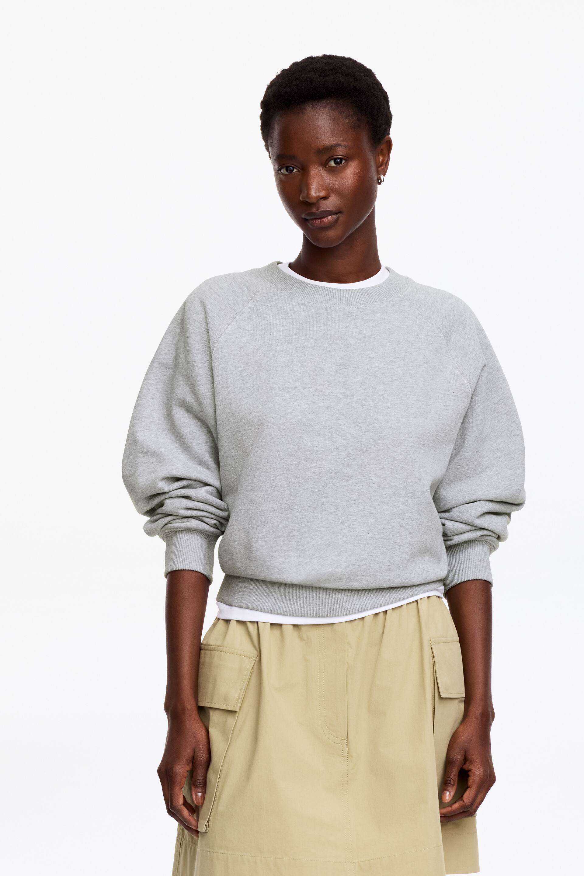 Zobraziť väčší obrázok: Froté mikina - Sivý melír - ŽENY | H&M SK 1