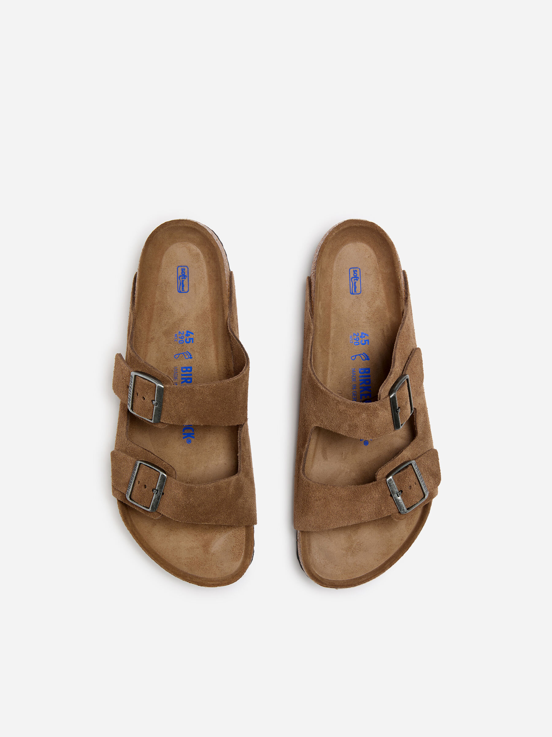Birkenstock Arizona sandaler i mocka - Beige - Men - StillMedia/DescriptiveStillLife - 3