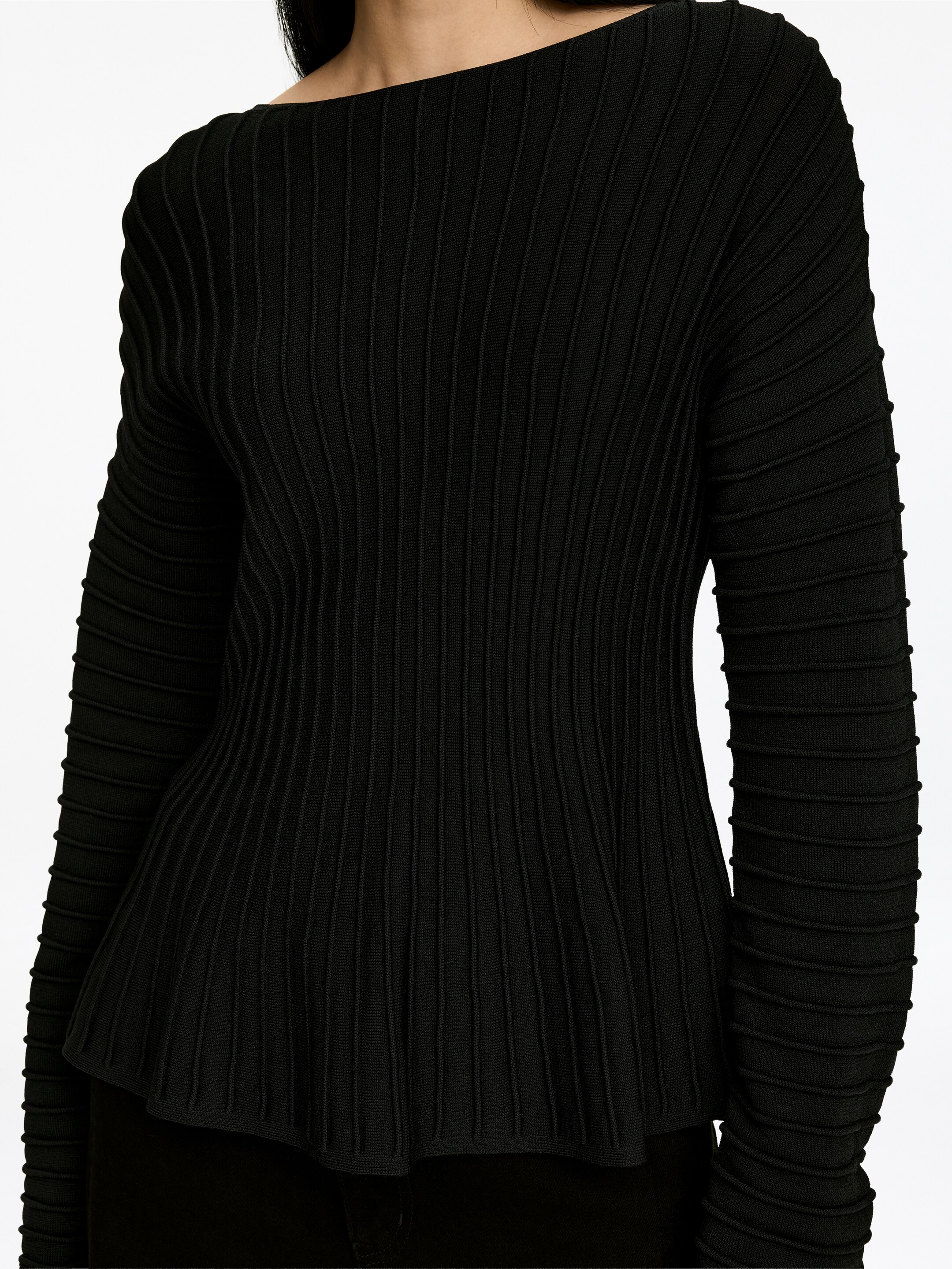 Agrandir l'image: Haut péplum - Noir - FEMME | H&M BE 4