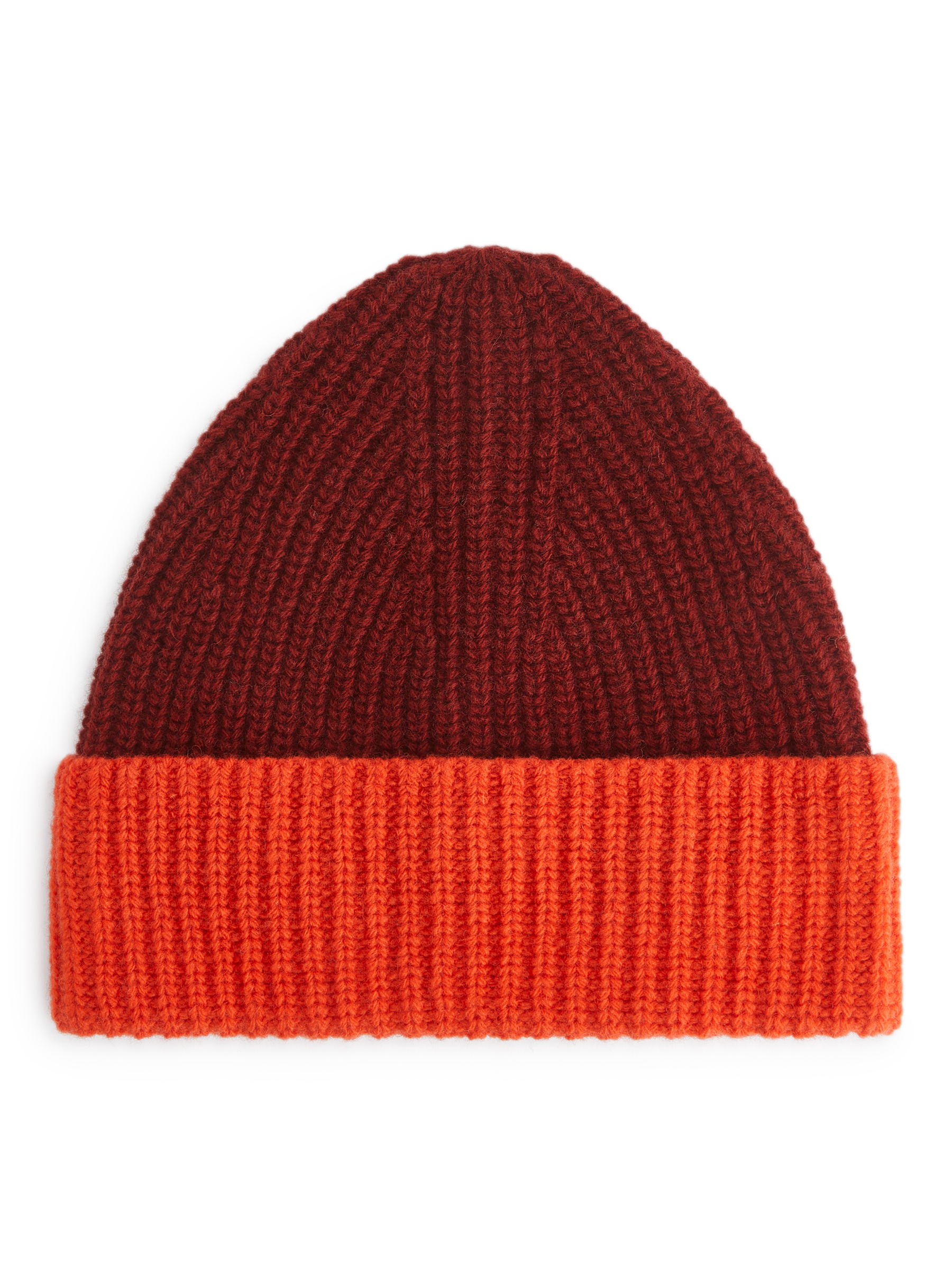 Wool Beanie - Dark Red/Red - Children - StillMedia/DescriptiveStillLife - 1