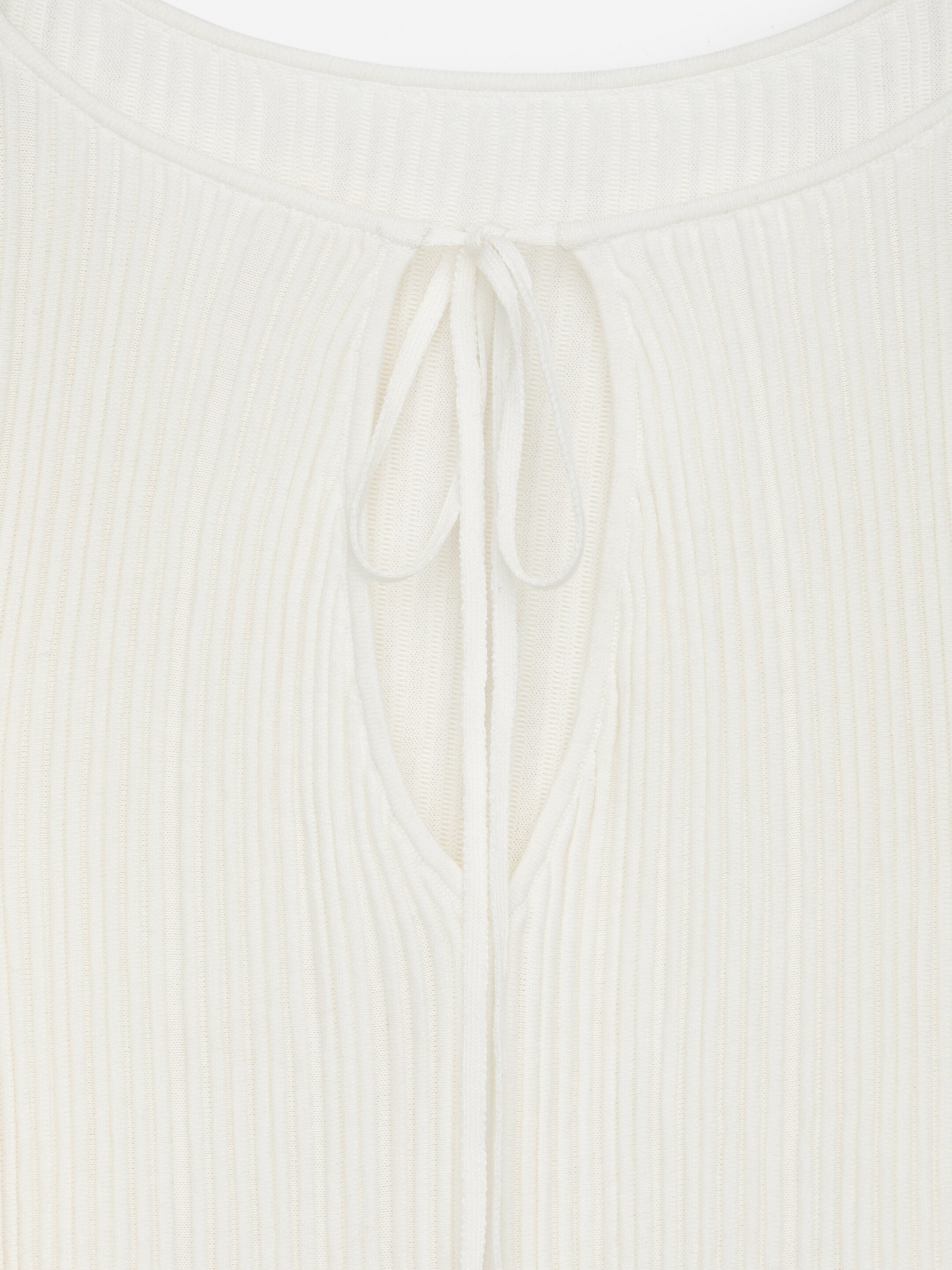 Agrandir l'image: Haut en maille côtelée - Blanc cassé - FEMME | H&M BE 2