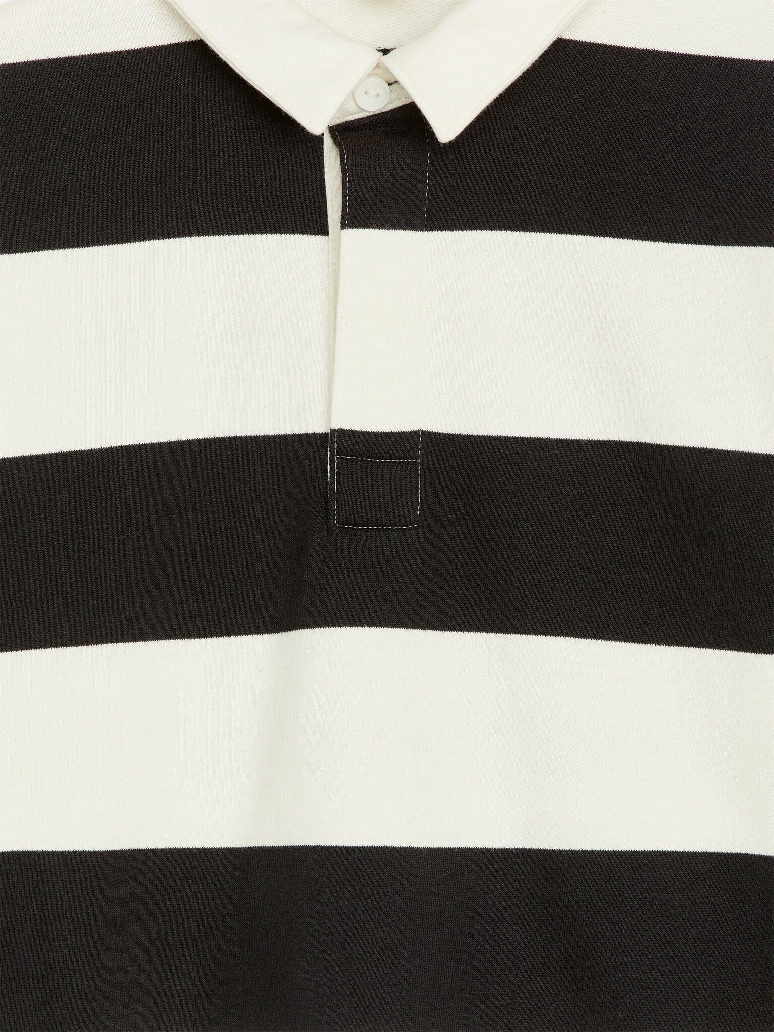 Rugbyshirt - Hvid/sort - 3