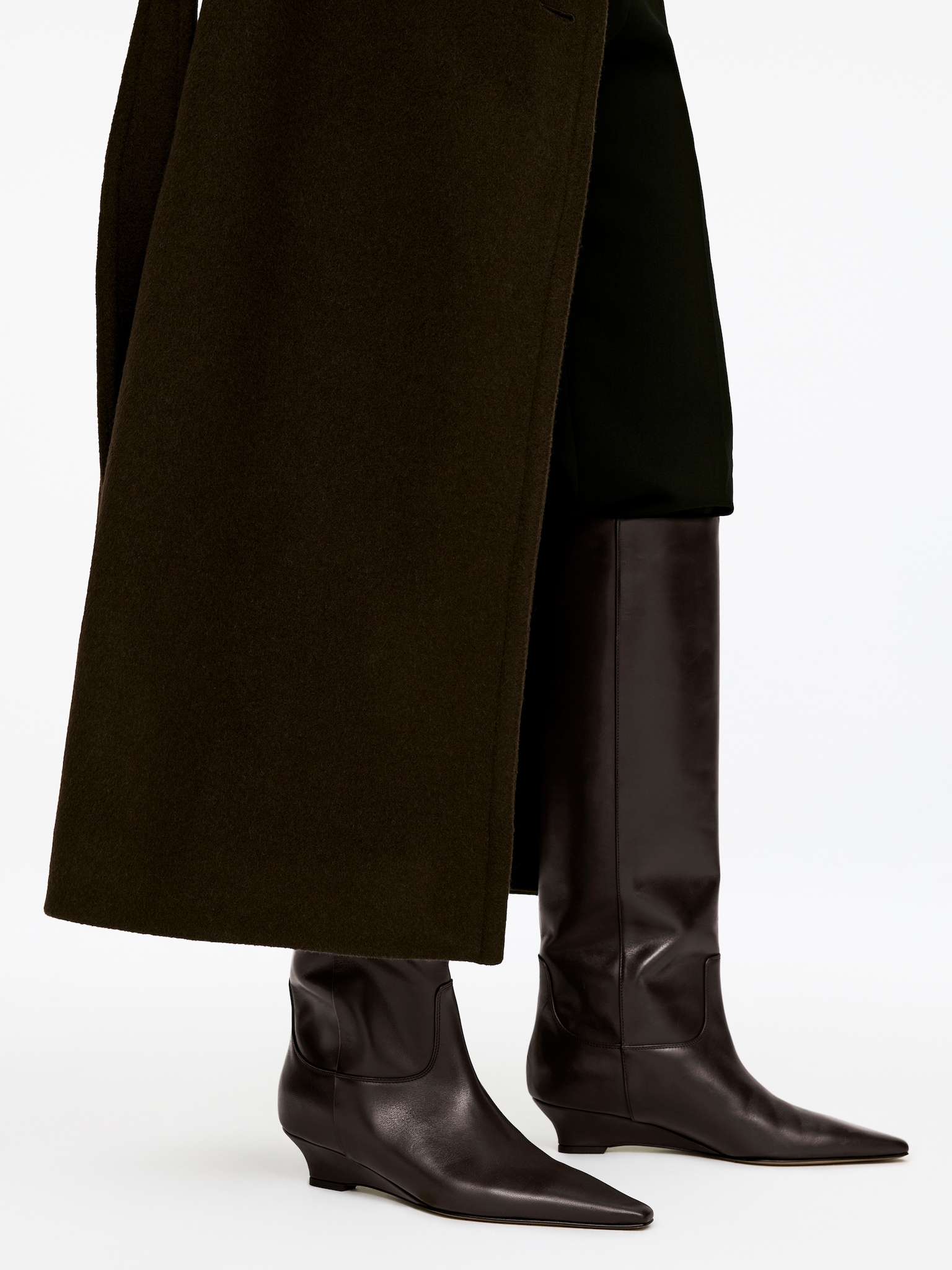 Leather Boots - Dark Brown