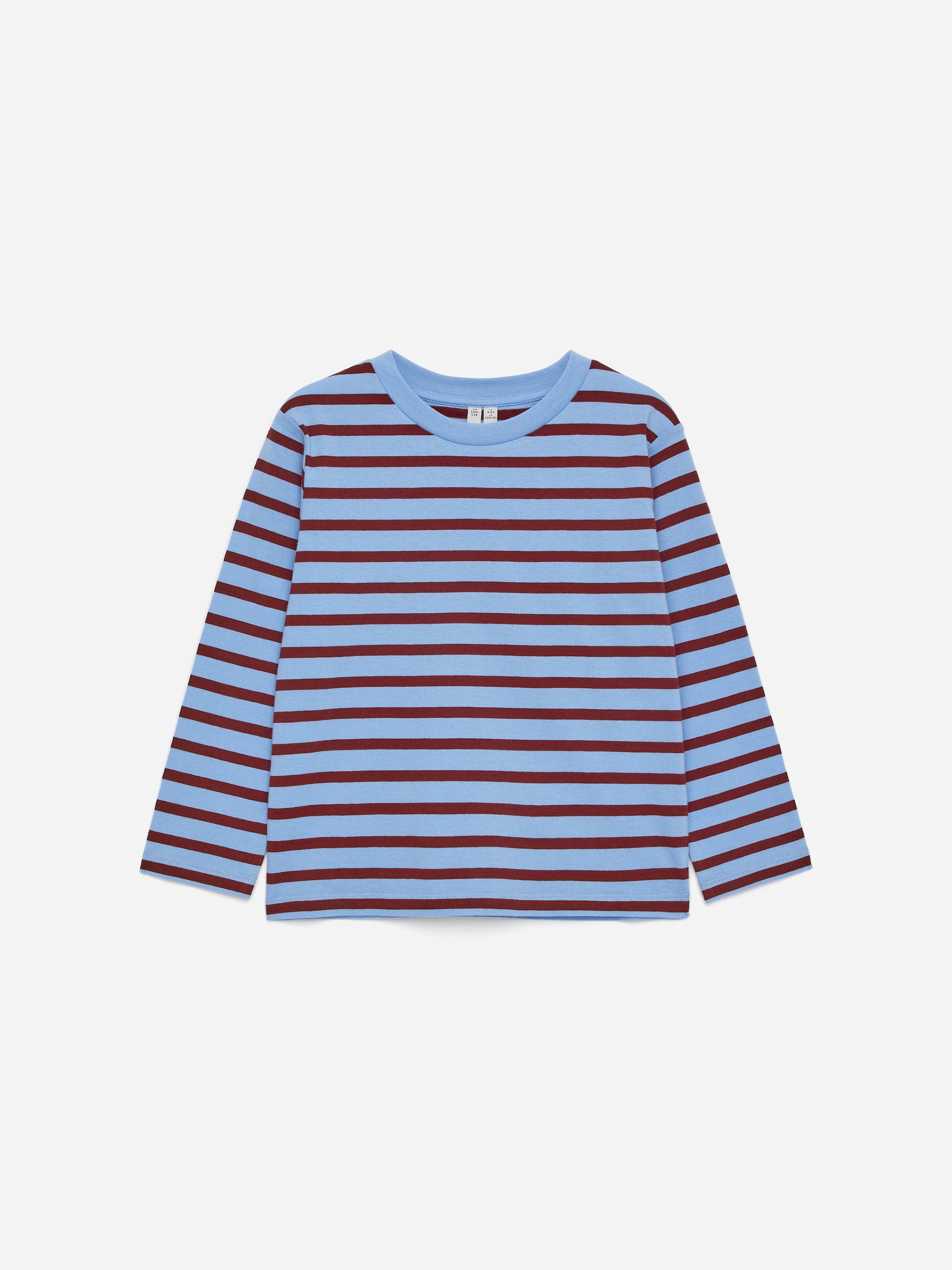 Visa större bild: Långärmad t-shirt, 2-pack - Vinröd/blå - BARN | H&M SE 2