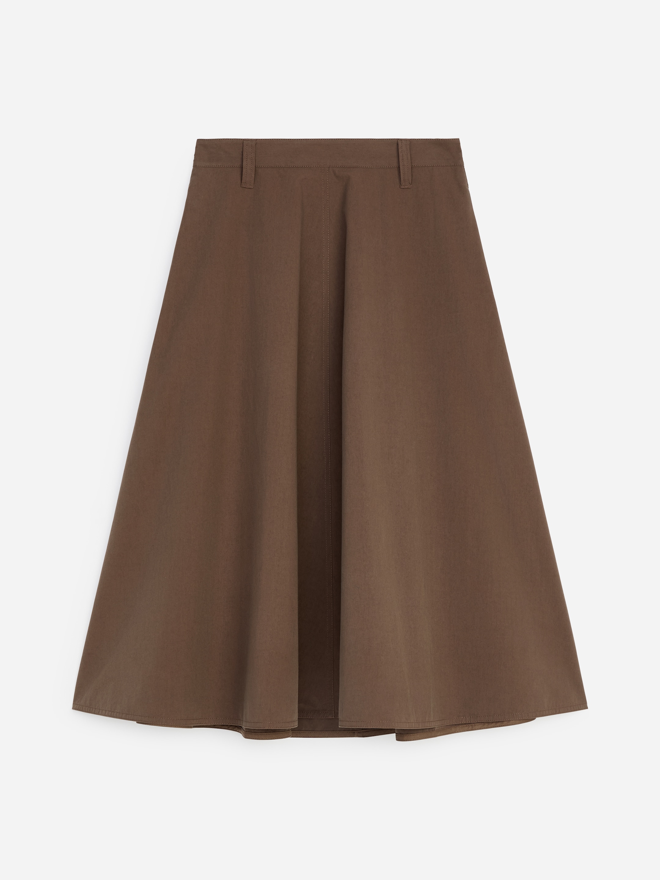 Cotton Circle Skirt - Dark Mole - Regular fit - women - StillMedia/DescriptiveStillLife - 1