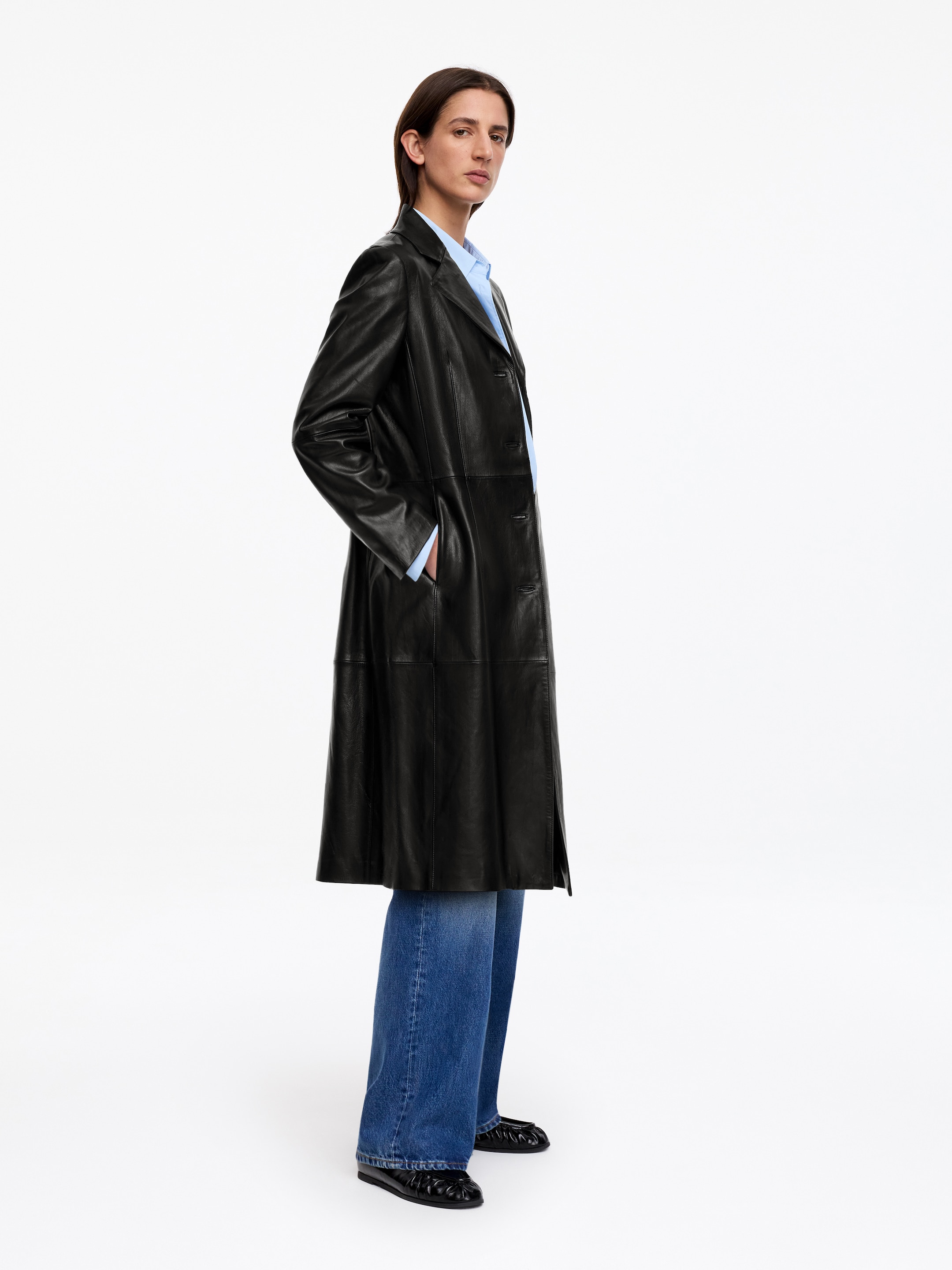 Cappotto in pelle - Nero - Slim fit - Women - StillMedia/Lookbook - 10