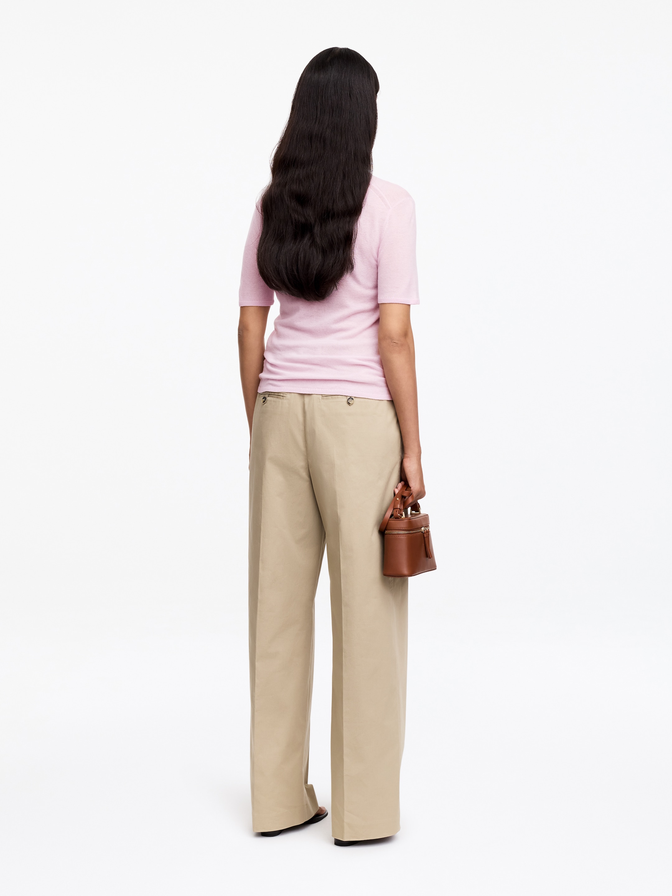 Top z czystego kaszmiru - Różowy - Fason normalny - Women - StillMedia/Lookbook - 2