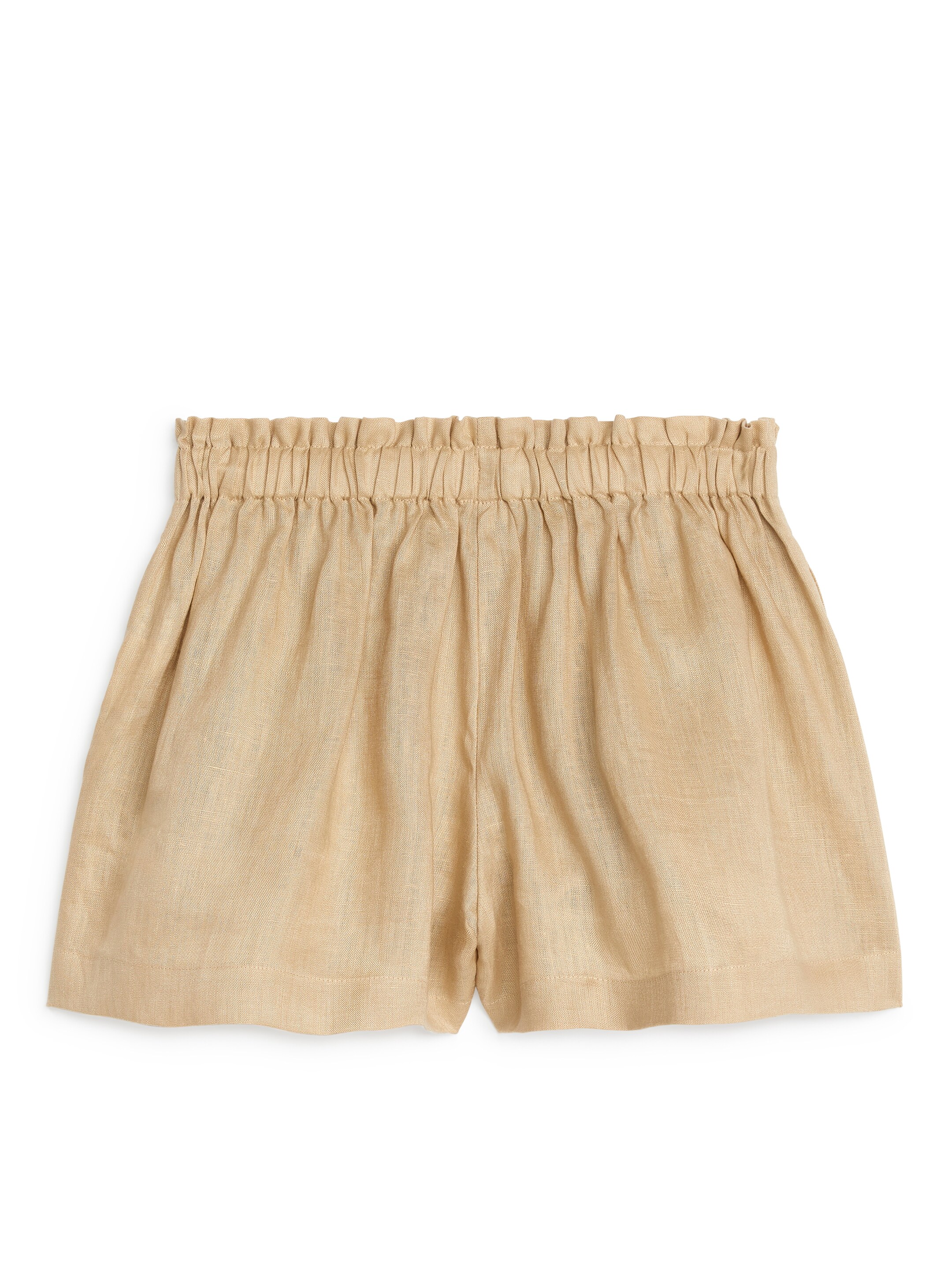 Zobrazit větší obrázek: Široké lněné kraťasy - Beige - DĚTI | H&M CZ 2