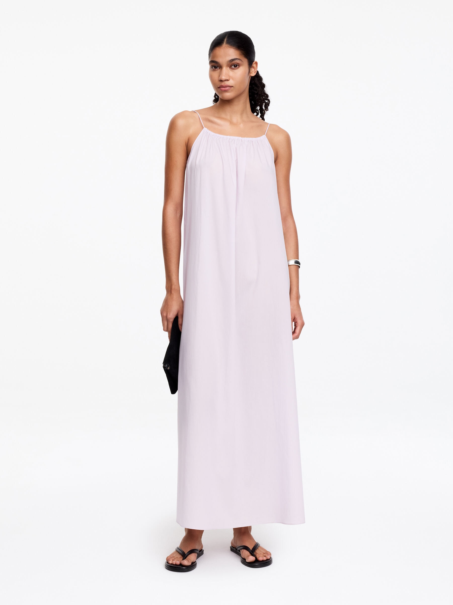 Strandkleid aus Lyocell und Baumwolle-#CAC3D5-19281