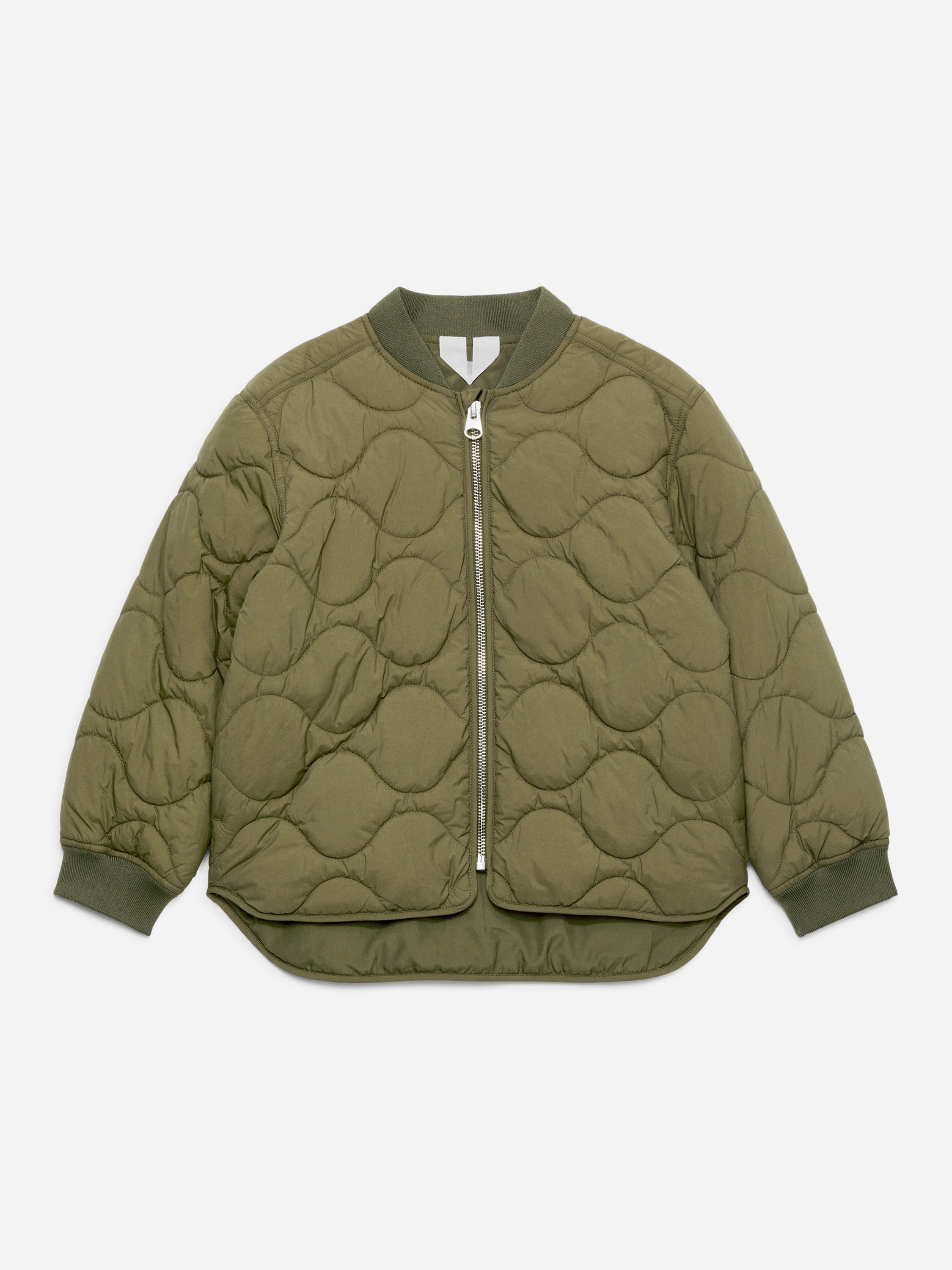 Quilted Jacket-#6A6856-12499