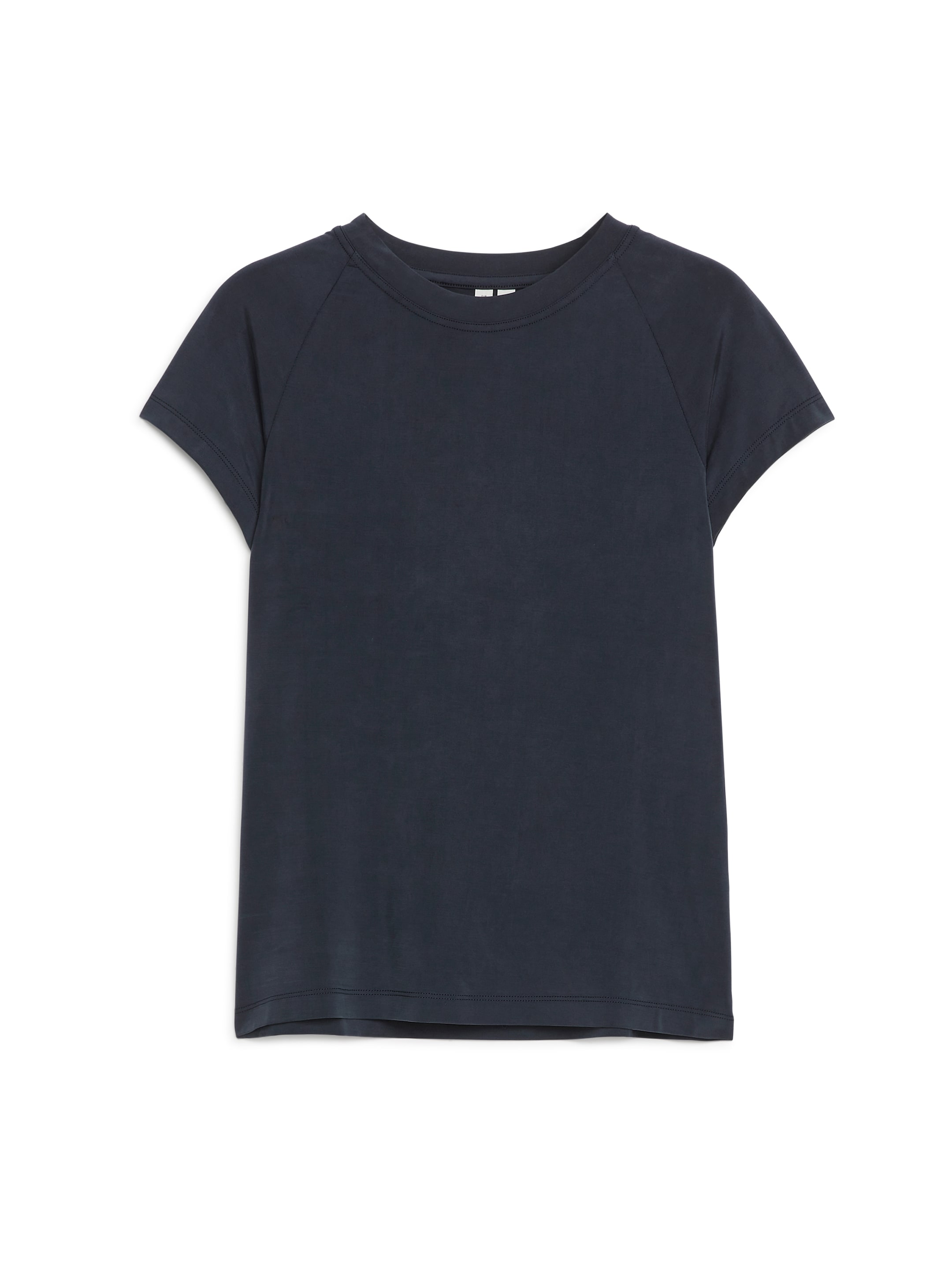 Agrandir l'image: T-shirt en cupro - Bleu foncé - FEMME | H&M FR 5