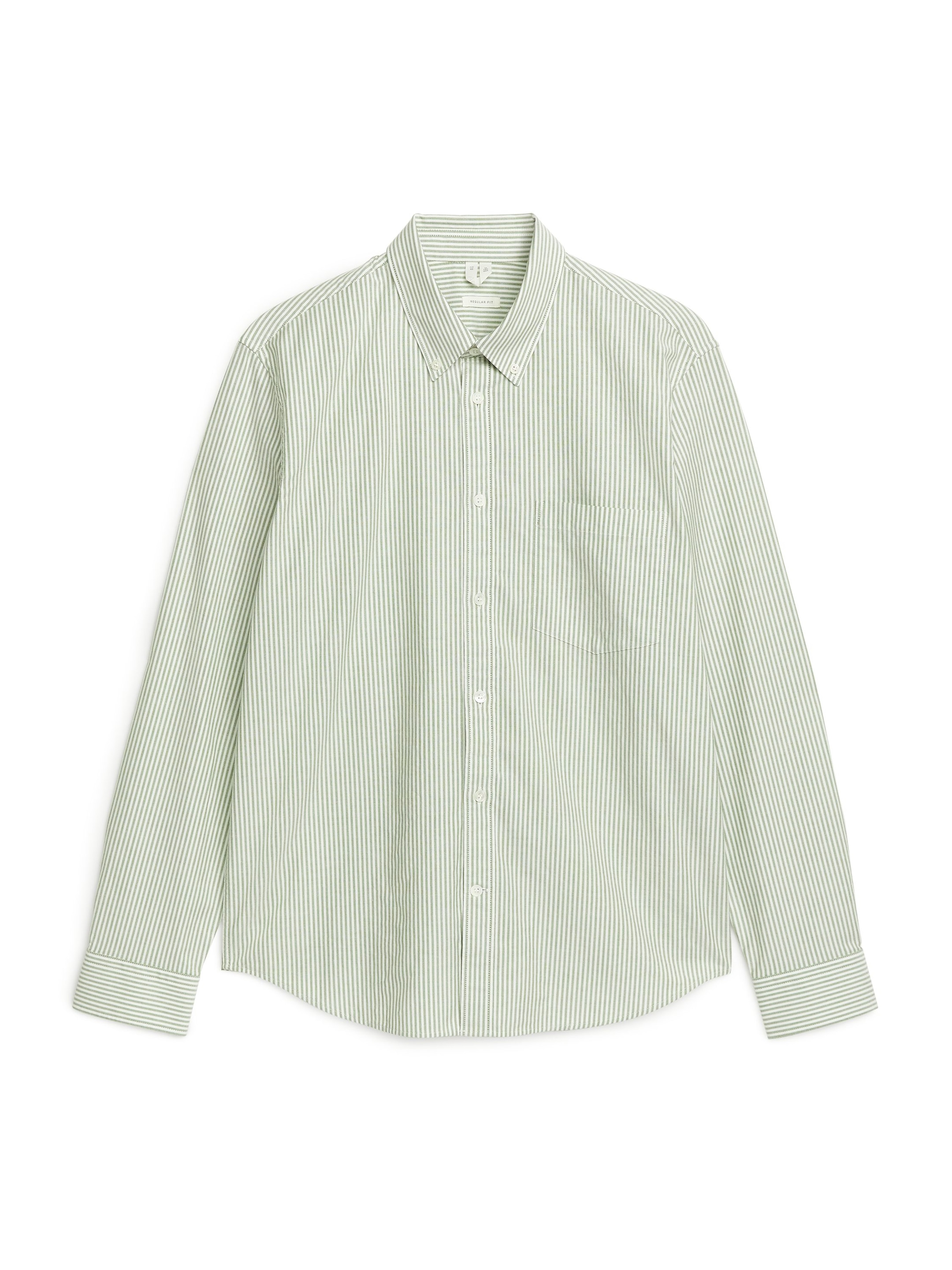 Zobraziť väčší obrázok: Oxfordská košeľa - Green/Striped - MUŽI | H&M SK 1