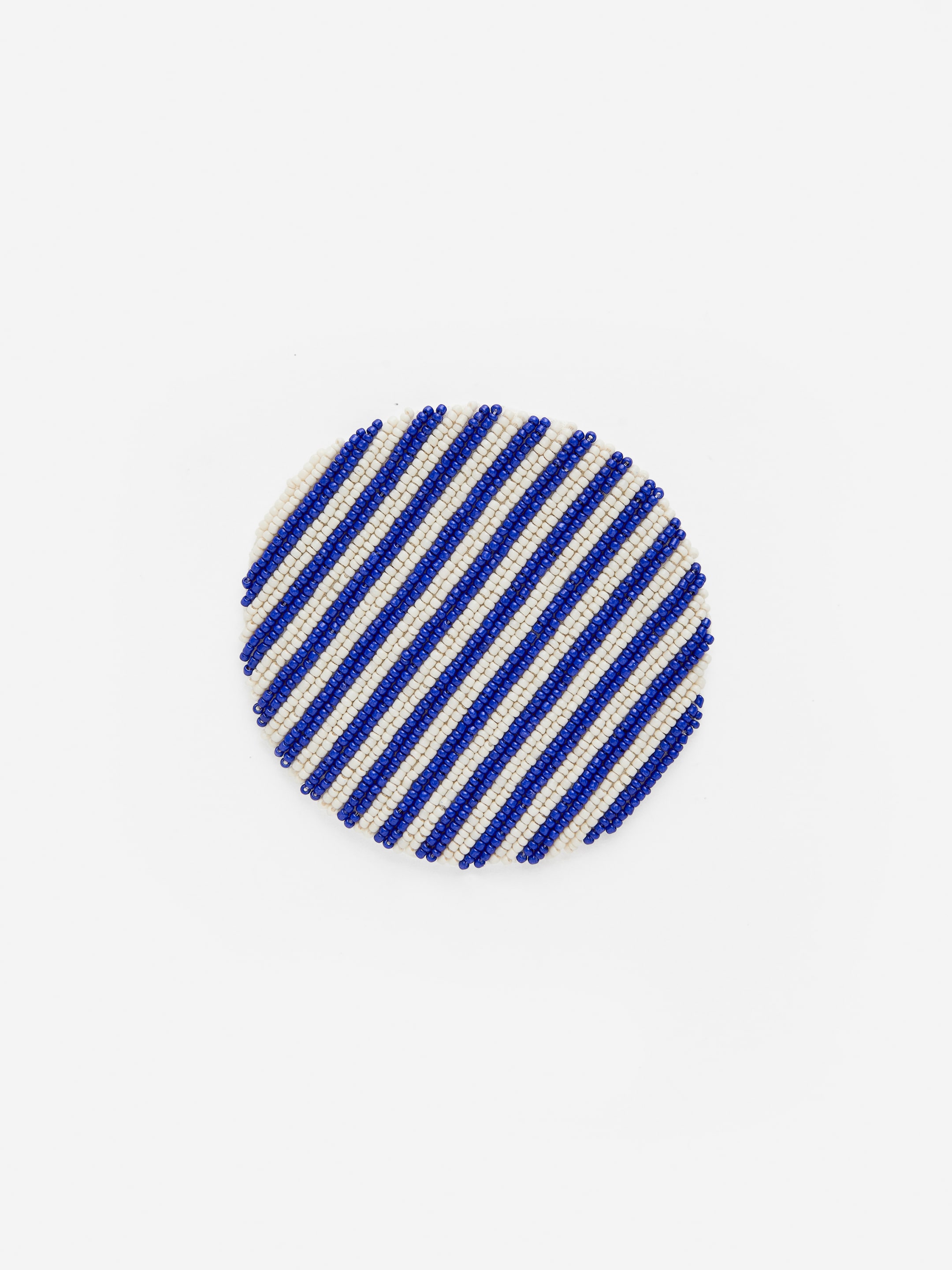 Glass Bead Coaster - Blue/White - Homeware - StillMedia/DescriptiveStillLife - 1