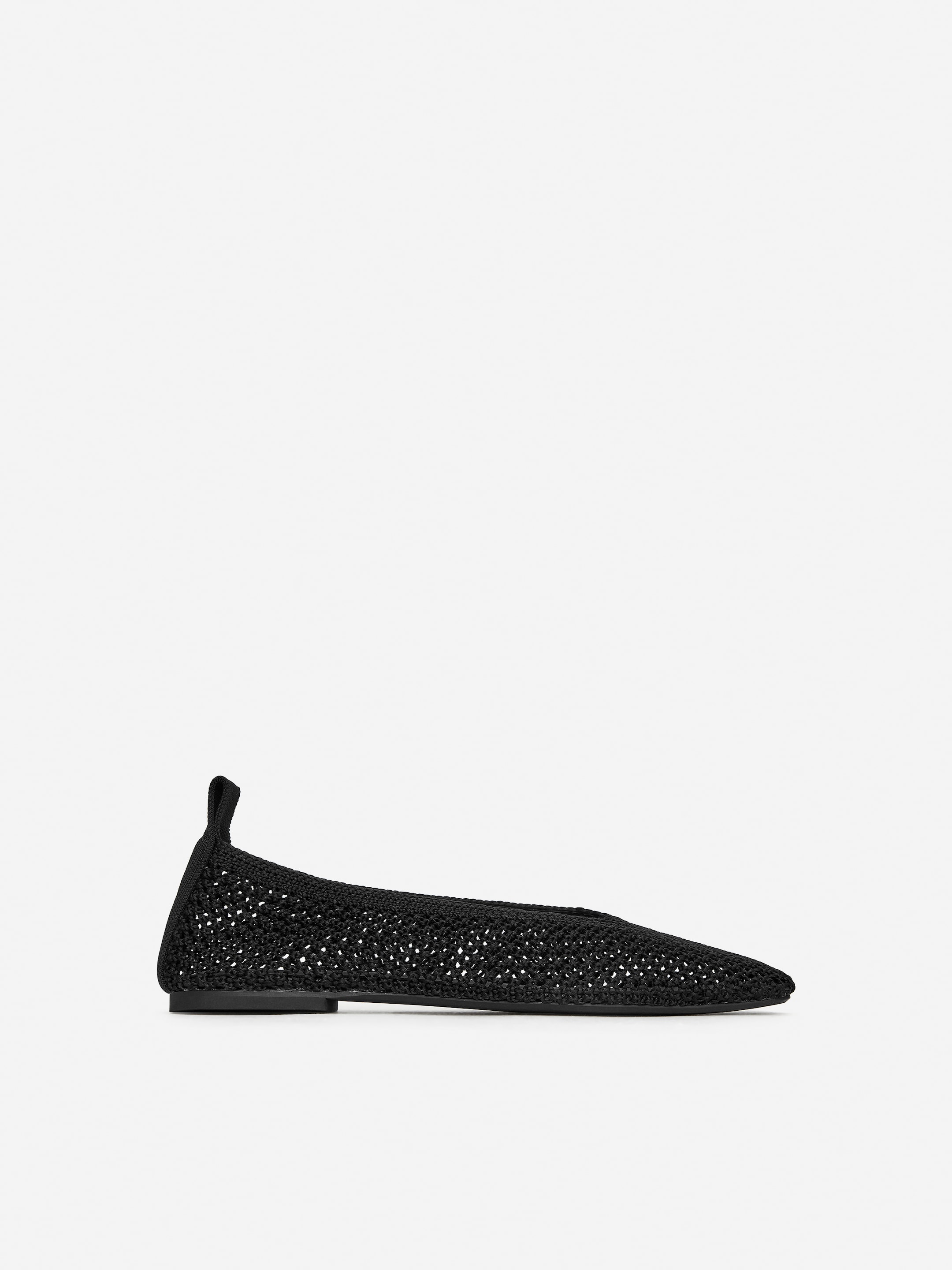 Grotere afbeelding bekijken: Gebreide ballerina's - Black - DAMES | H&M BE 3