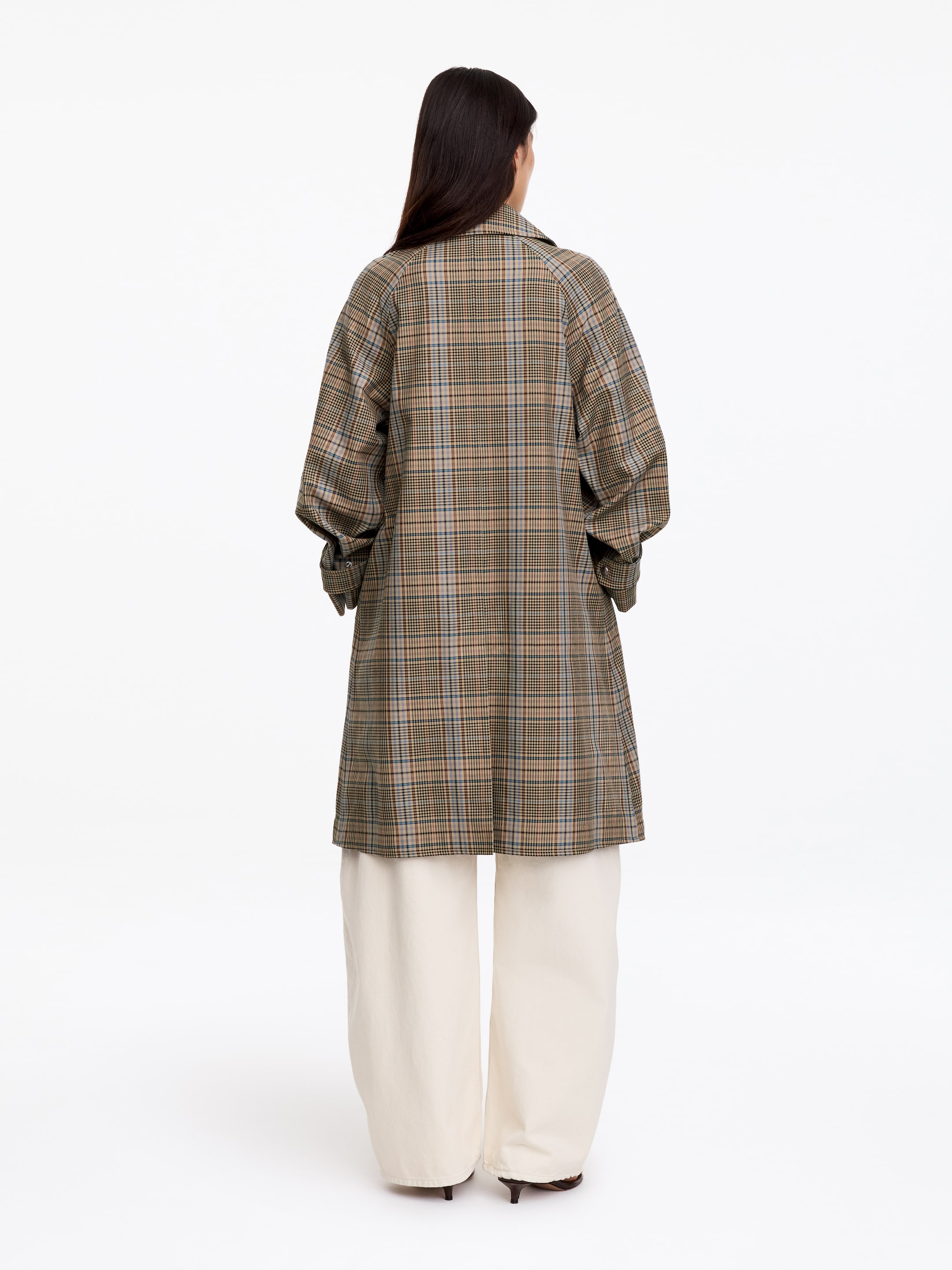 Abrigo de cuadros - Topo - Corte relajado - women - StillMedia/Lookbook - 6