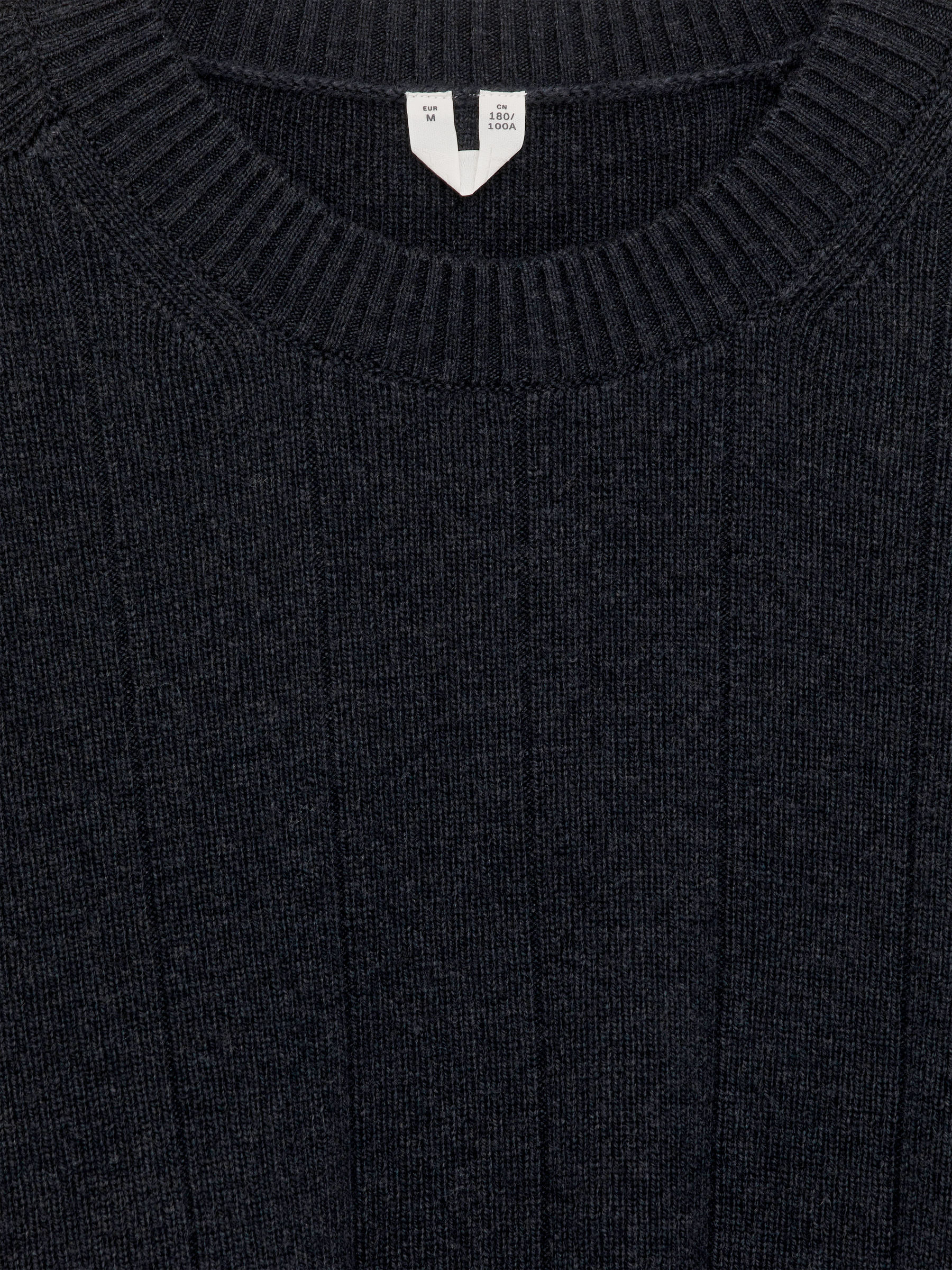 Pull à col rond en laine d'agneau - Bleu foncé - Regular fit - Homme - StillMedia/DescriptiveDetail - 1