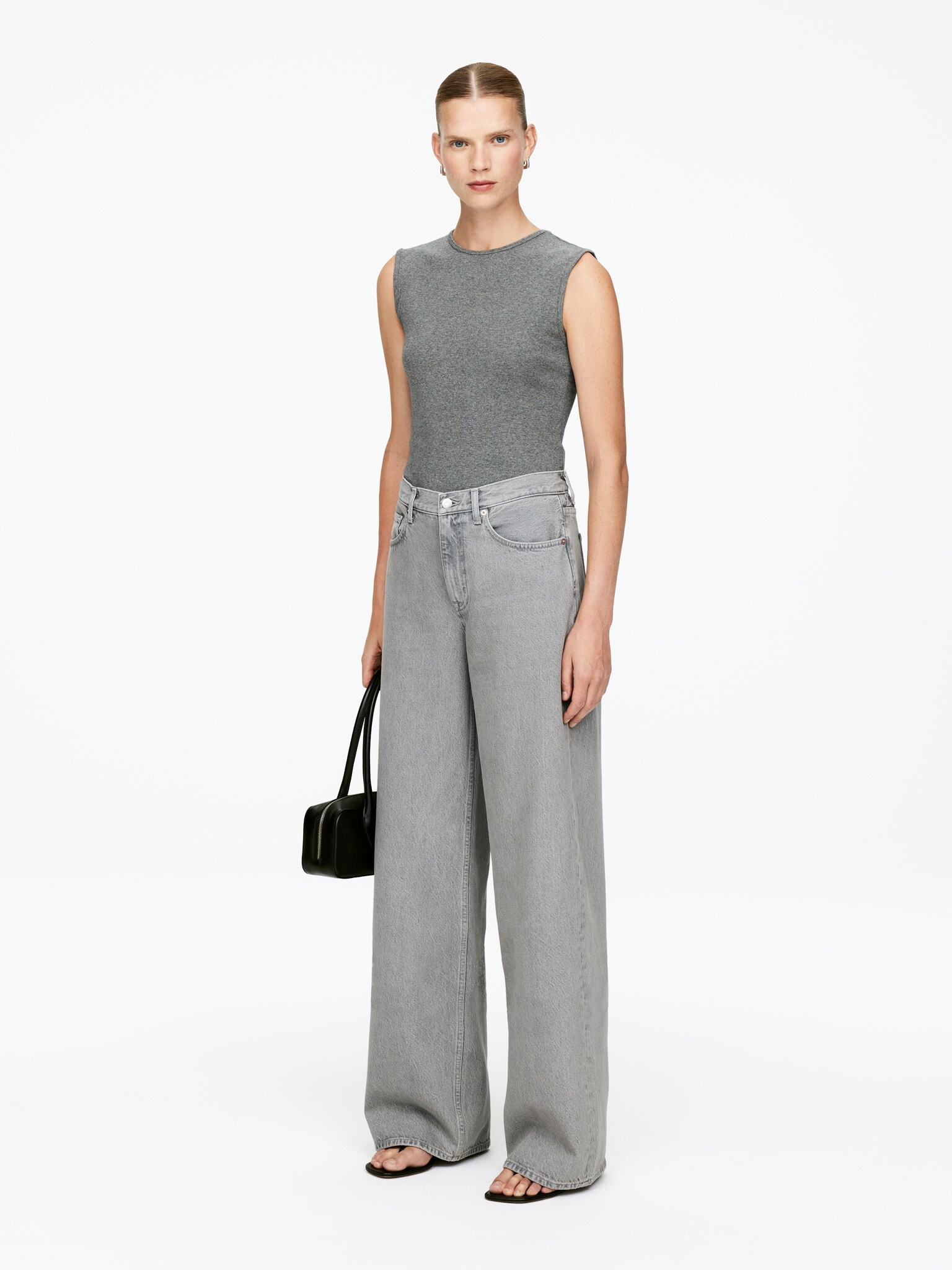 CLOUD Loose Jeans mit weitem Bein - Grau/Mittelblau/Dunkelblau/Dunkelblau/Verwaschenes Blau - 5