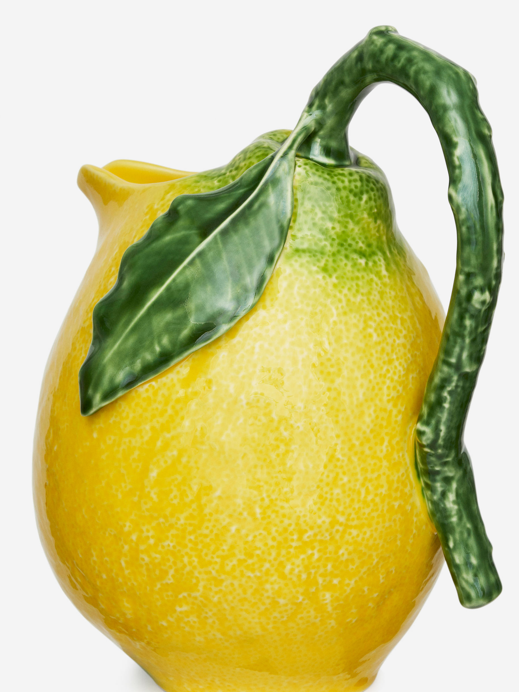 Bordallo Pinheiro Lemon Pitcher - Yellow - Homeware - StillMedia/DescriptiveDetail - 2