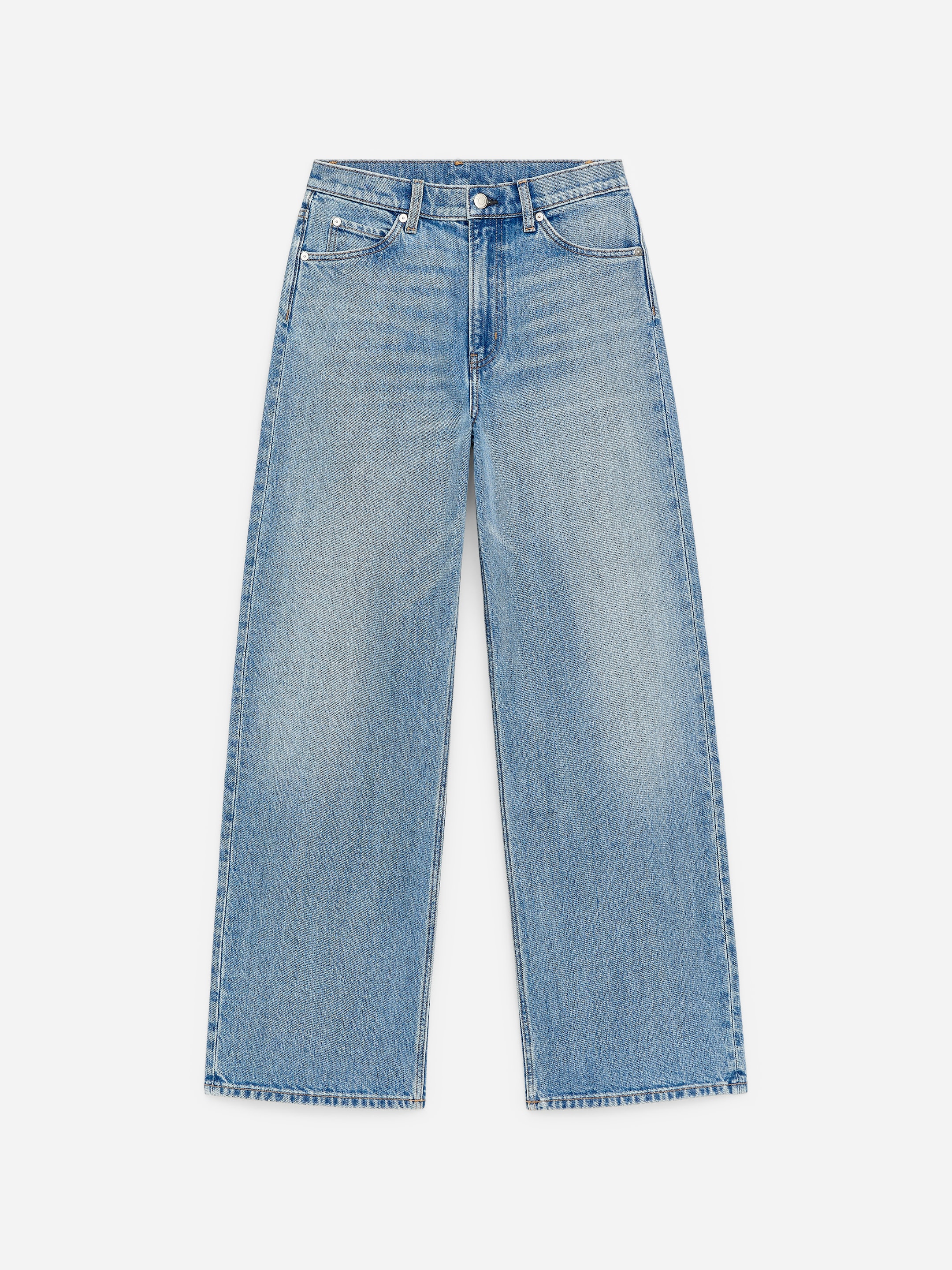LUPINE Flared Jeans-Blue-18800
