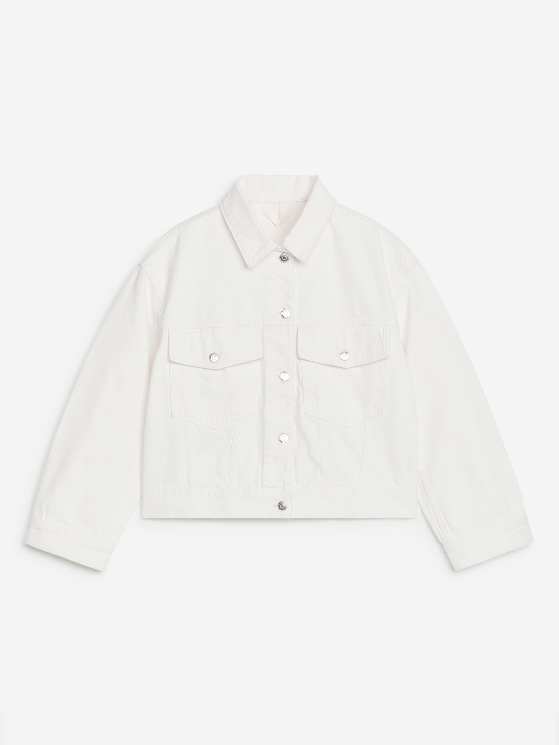 Kurze Jeansjacke - Weiß - Relaxed Fit - Women - StillMedia/DescriptiveStillLife - 3