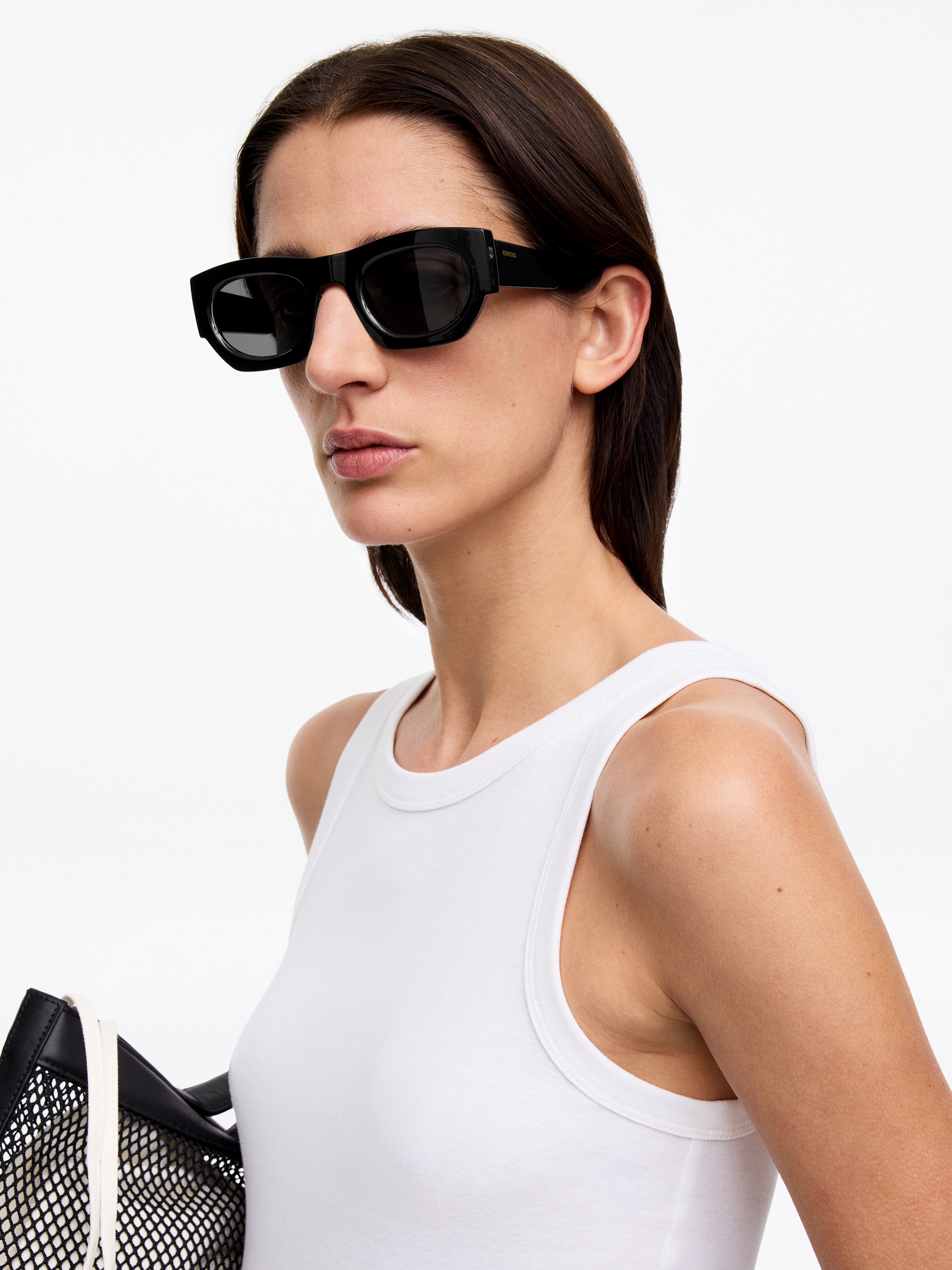 Lunettes de soleil Alpha de KOMONO - Noir - Femme - StillMedia/Lookbook - 5