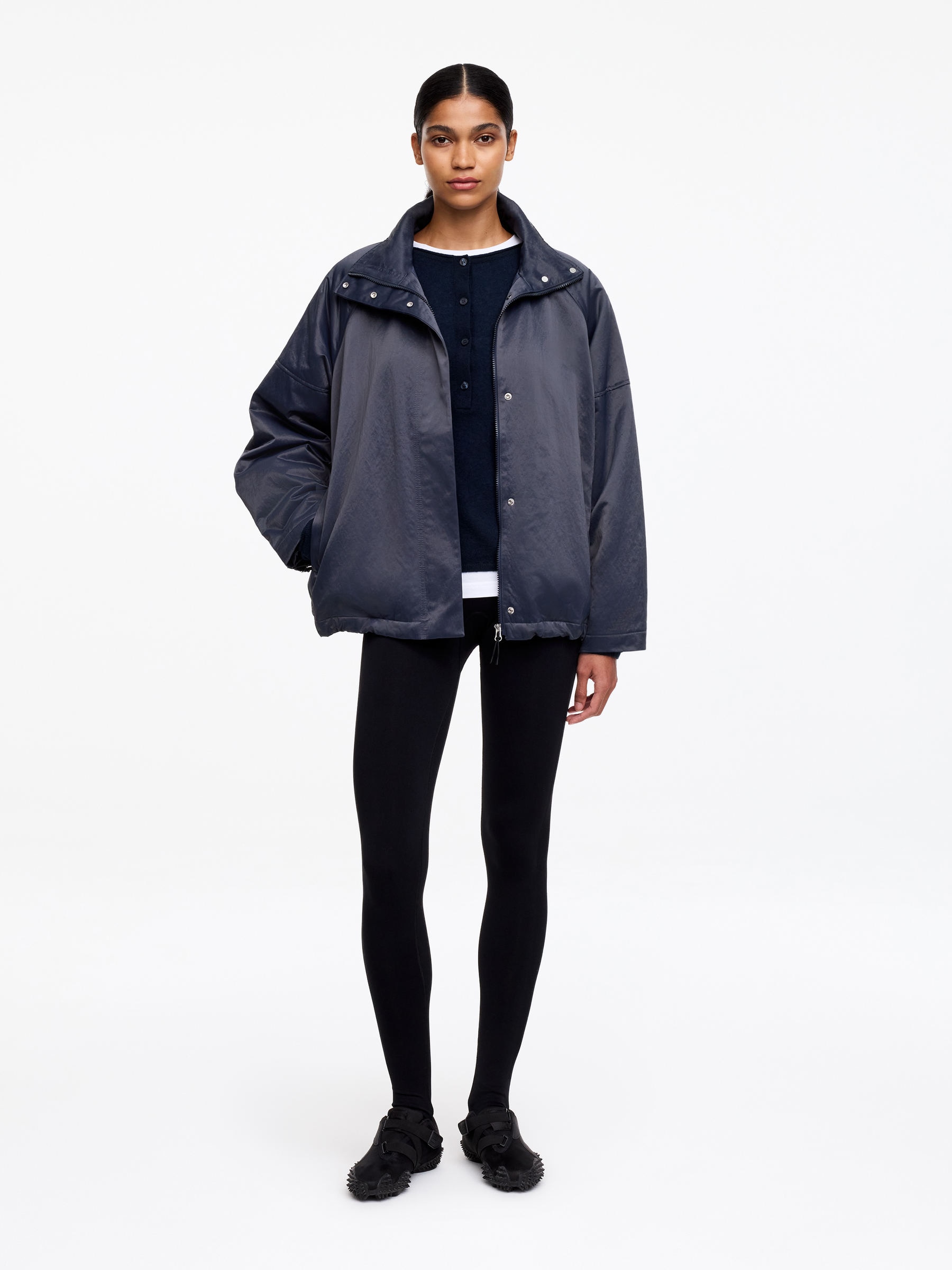 Lightly Padded jacket - Dark Blue - Regular fit - Women - StillMedia/Lookbook - 5