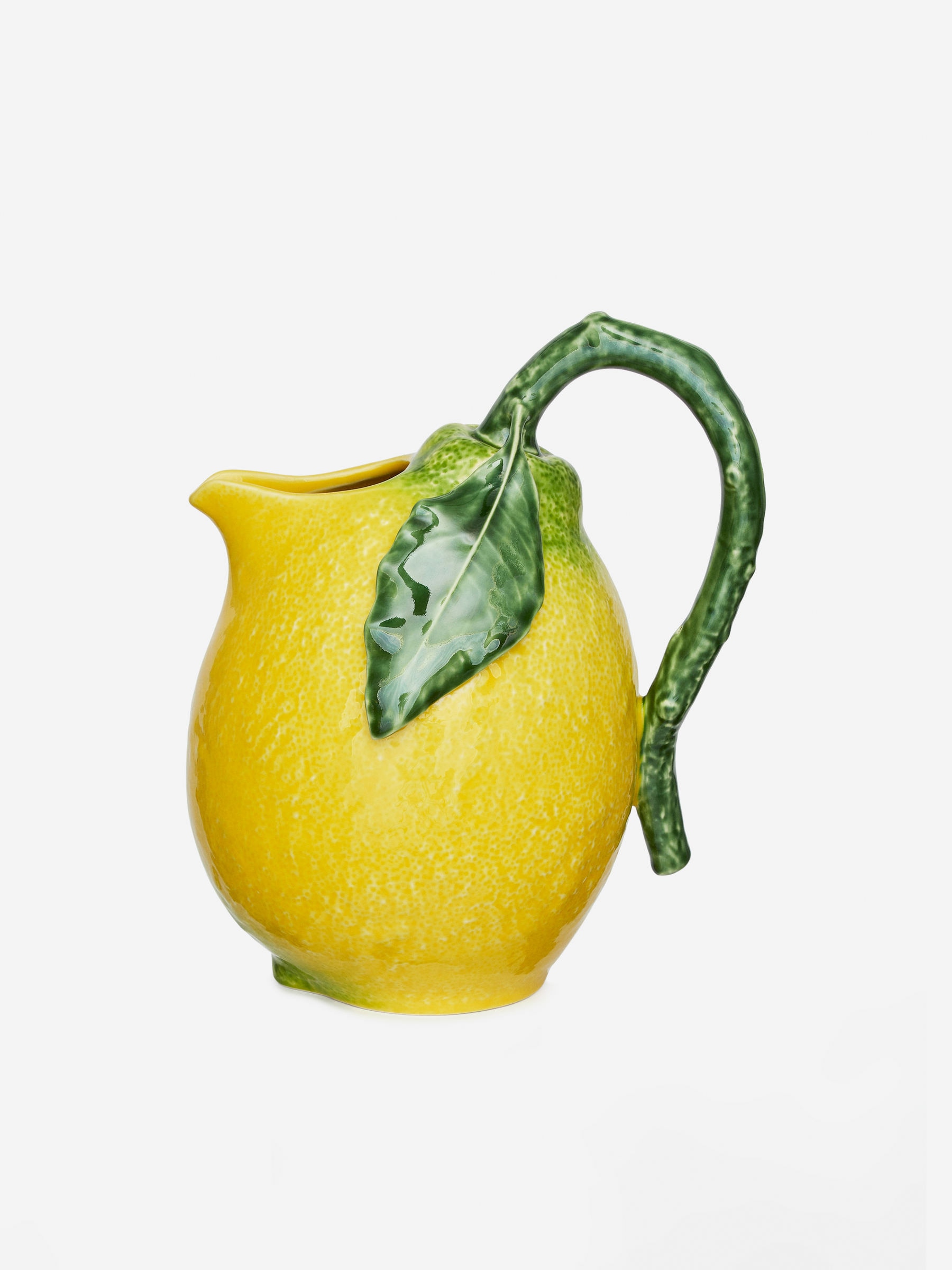 Bordallo Pinheiro Lemon Pitcher-#F8FC00-16255