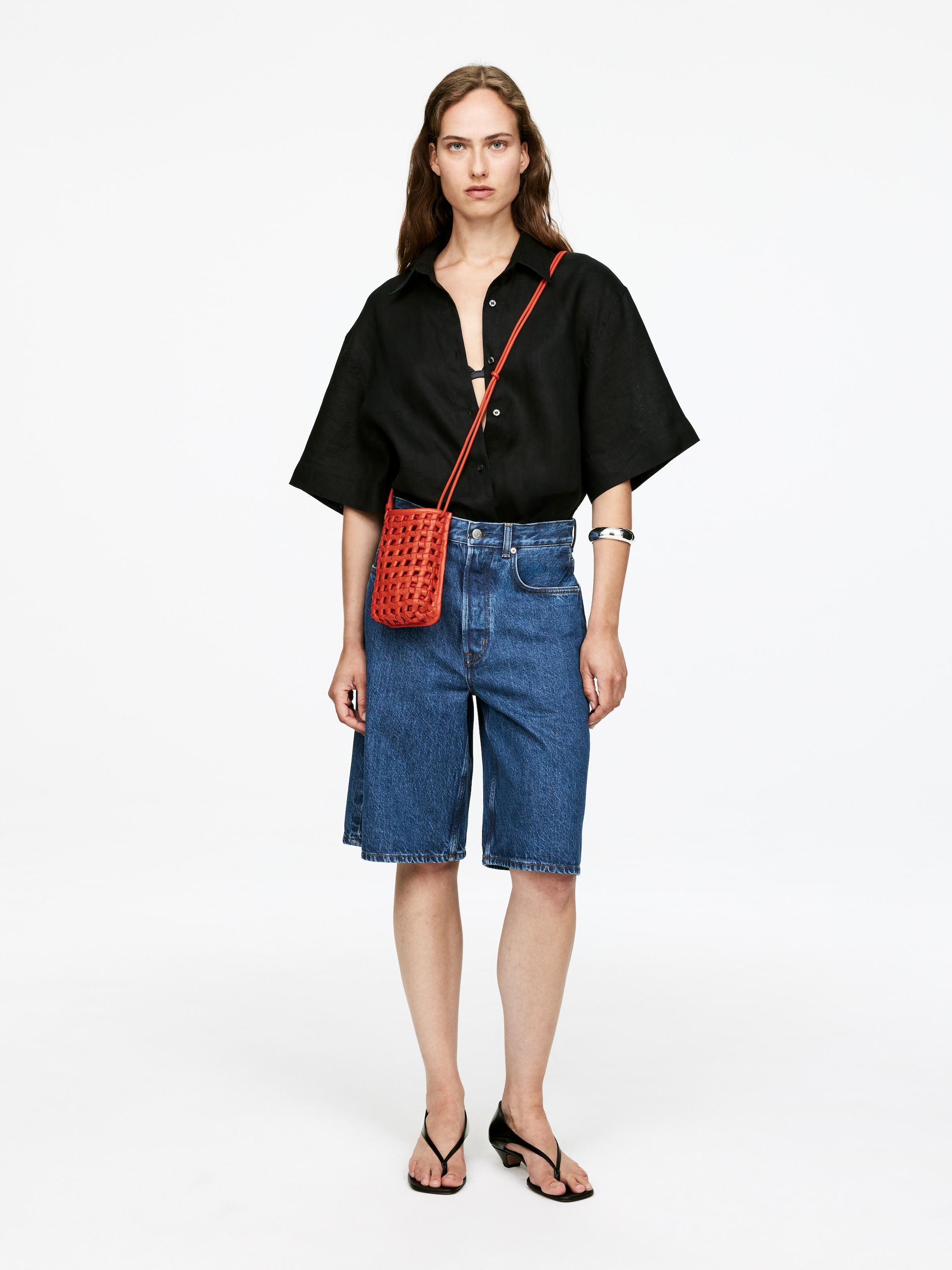 Visualizza immagine più grande: Custodia porta cellulare in pelle - Arancione - DONNA | H&M IT 2