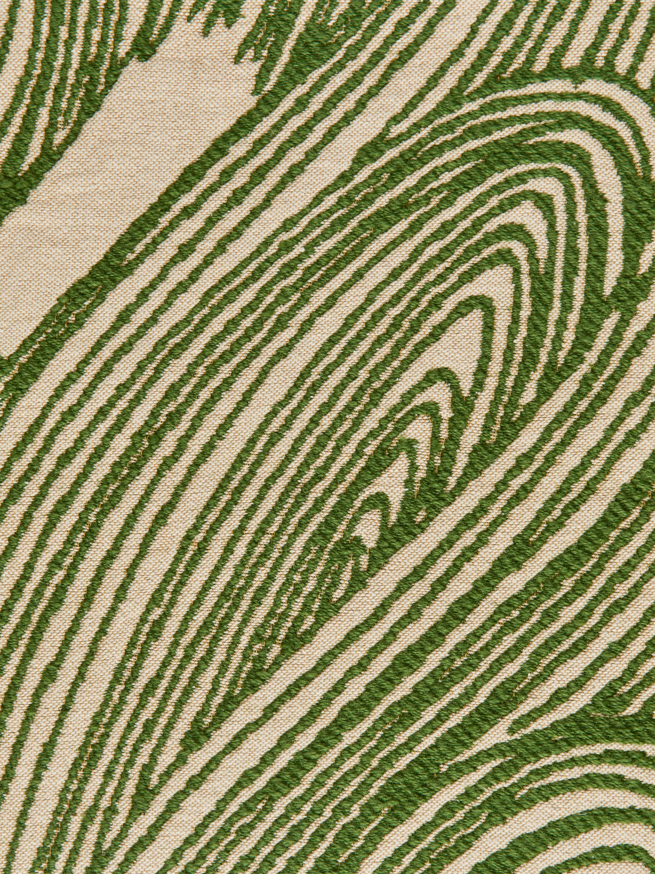 Grotere afbeelding bekijken: Kussenhoes van wolkatoenmix, 50 x 50 cm - Groen/beige - HOME | H&M NL 3