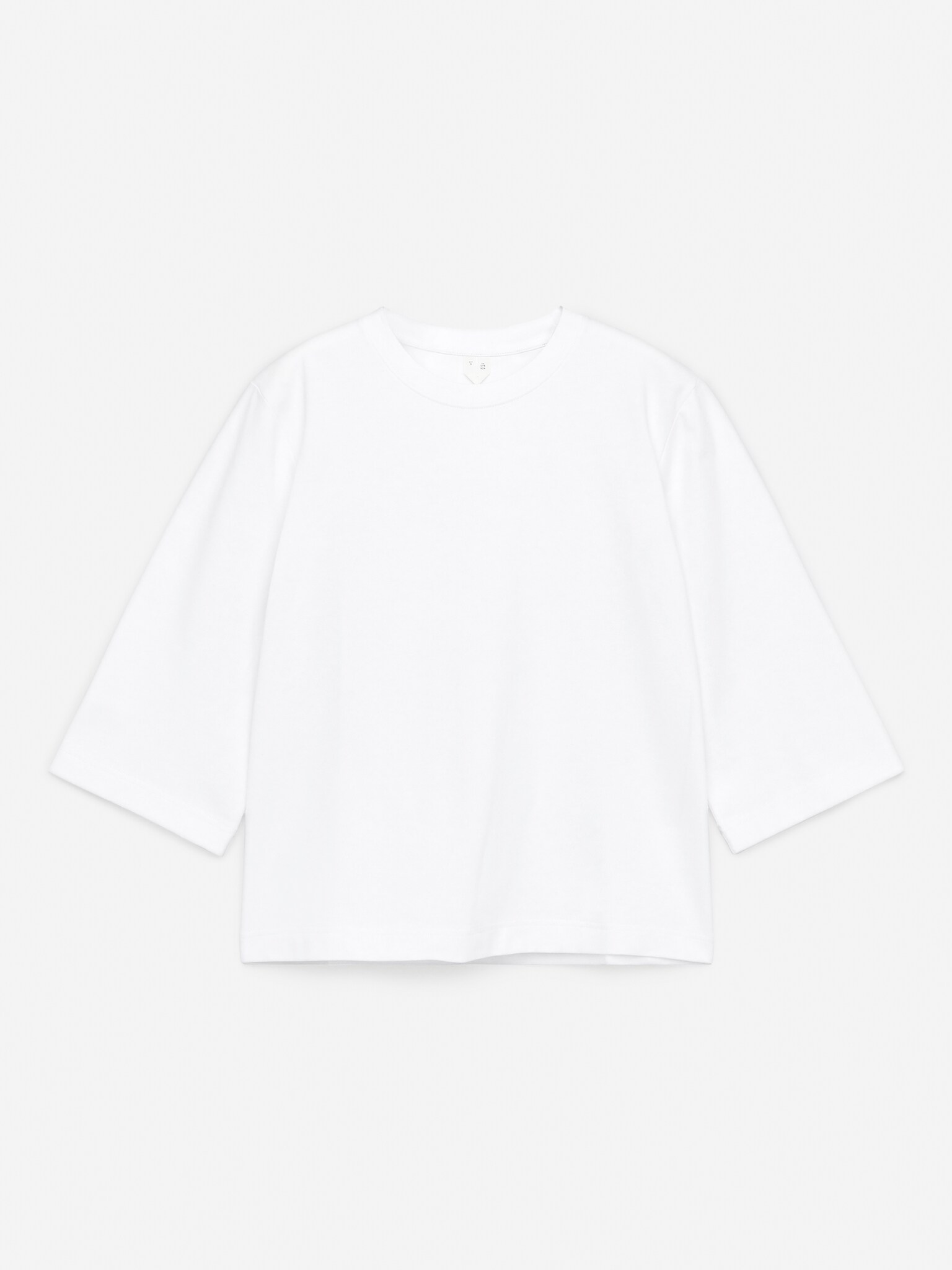 Gruby T-shirt EIRA - Biały/Ciemnoniebieski/Biały - 2