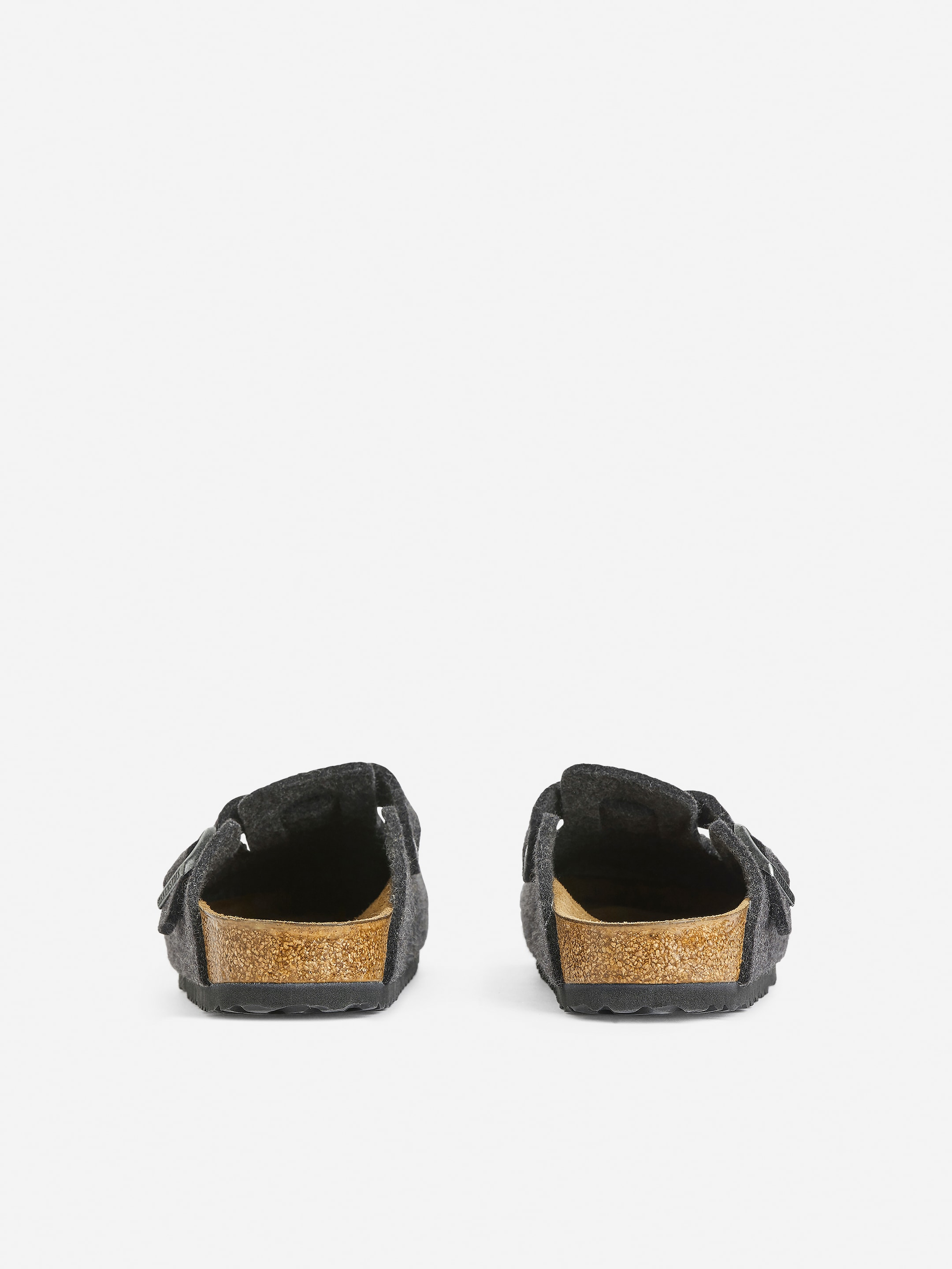Birkenstock Boston Wool Clogs - Grey - Women - StillMedia/DescriptiveStillLife - 1