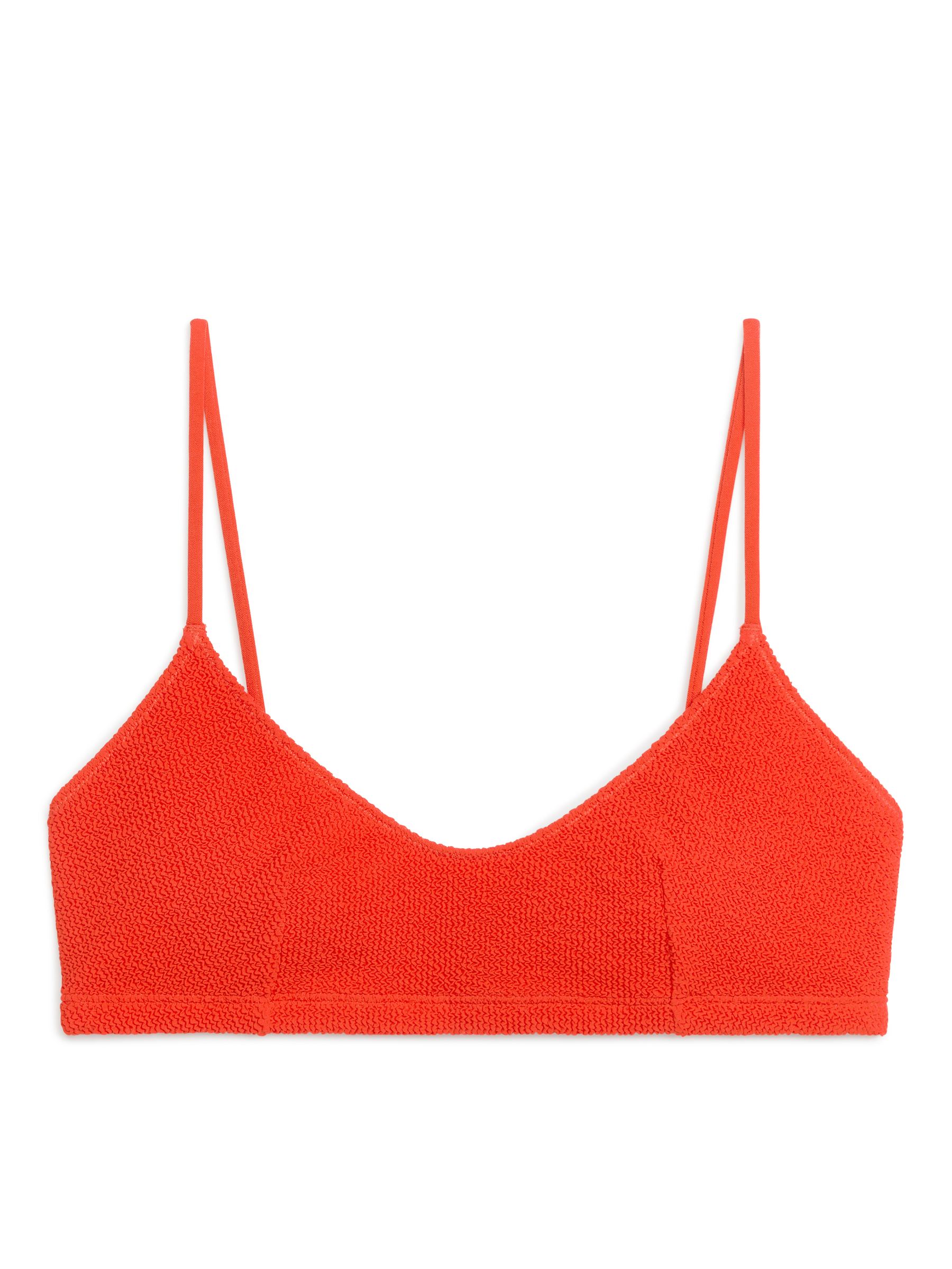 Crinkle Bikini Top - Tomato Red - Women - StillMedia/DescriptiveStillLife - 1