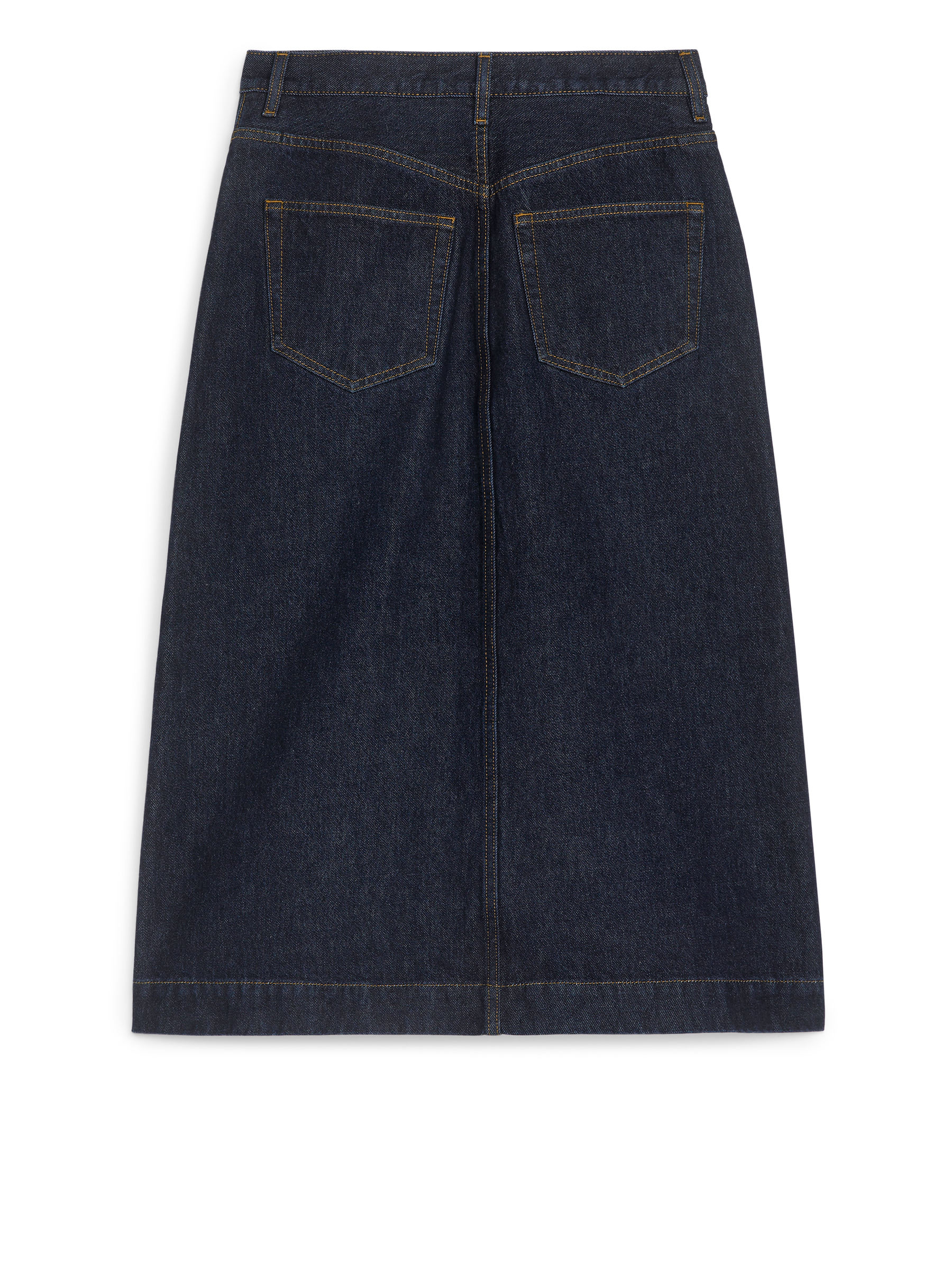 Denim Wrap Skirt - Dark Blue - Regular fit - Women - StillMedia/DescriptiveStillLife - 1