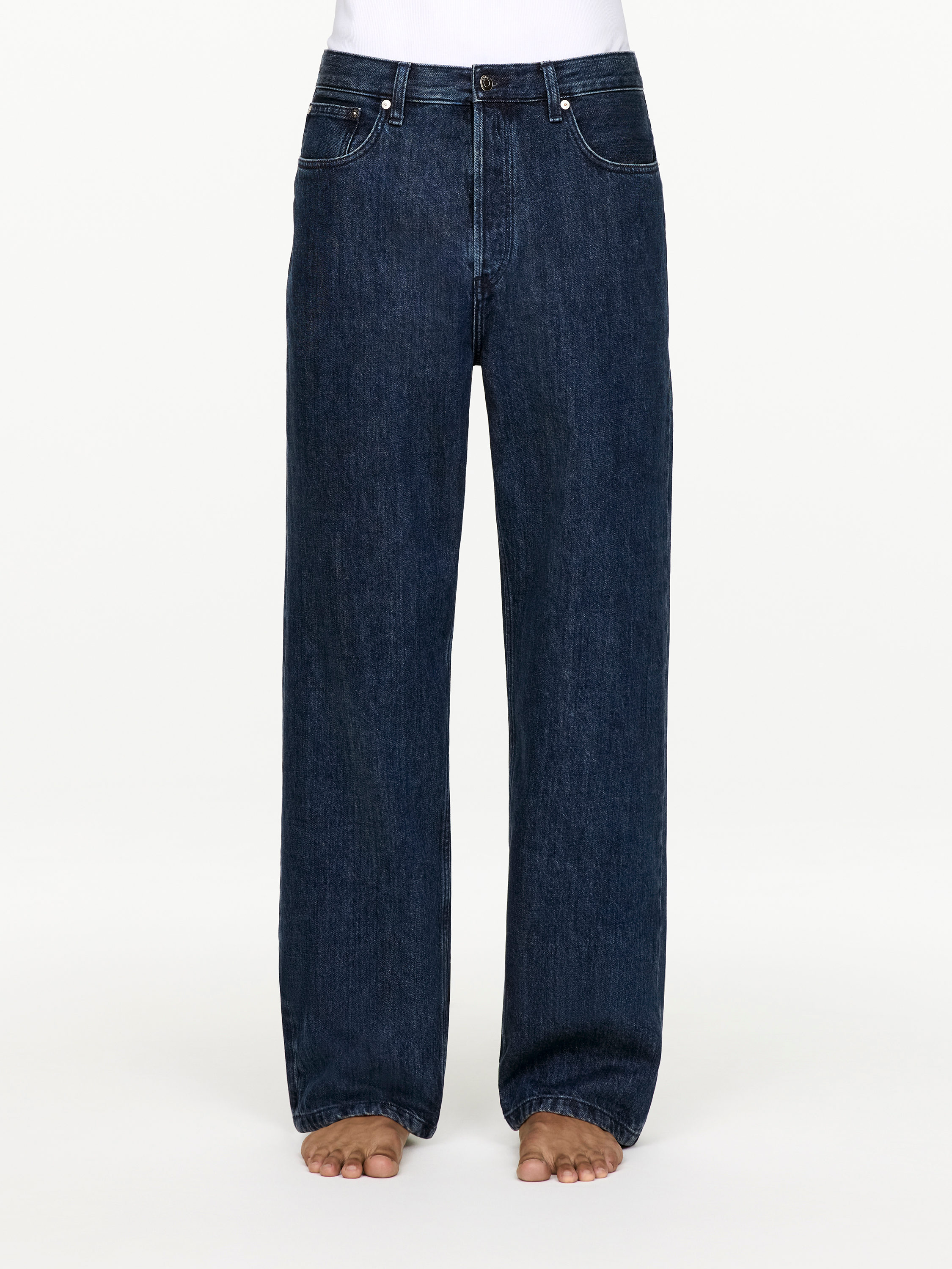 MIST Wide Jeans - Dark blue - Loose fit - Men - StillMedia/Lookbook - 13
