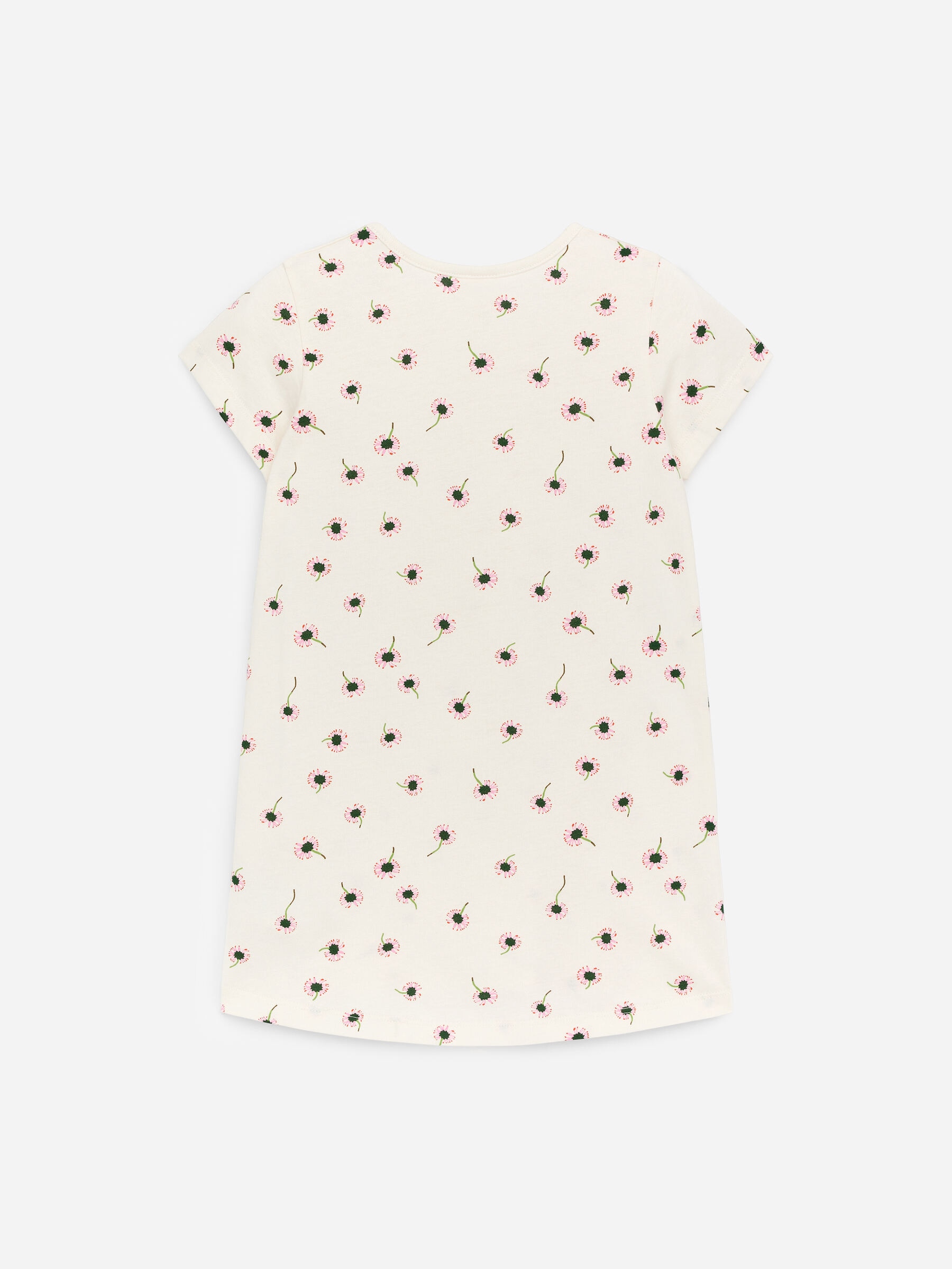 Chemise de nuit en coton - Blanc cassé/Fleurs - Regular fit - Enfant - StillMedia/DescriptiveStillLife - 3