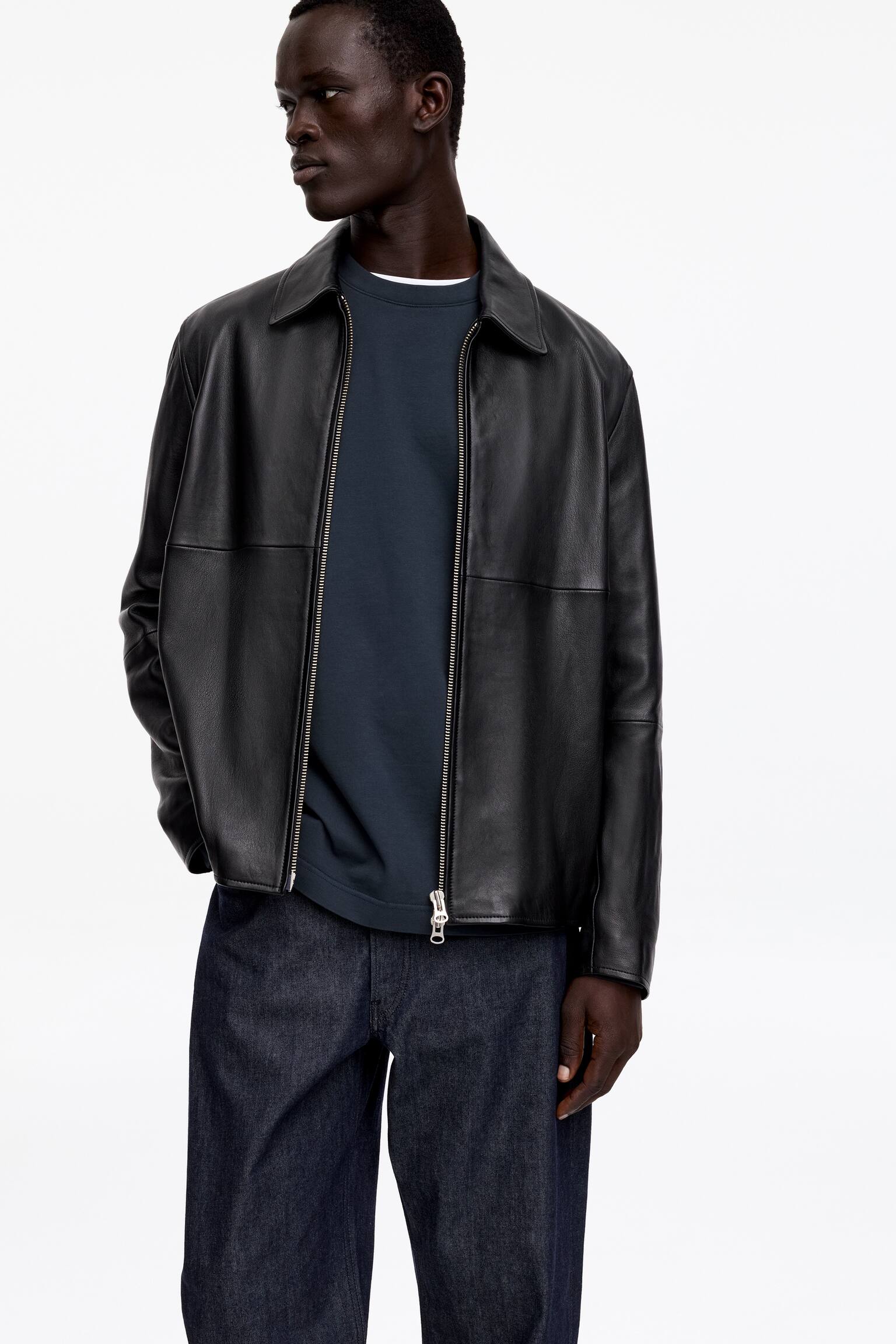 T-shirt à manches longues - Noir/Vert sauge clair - 4