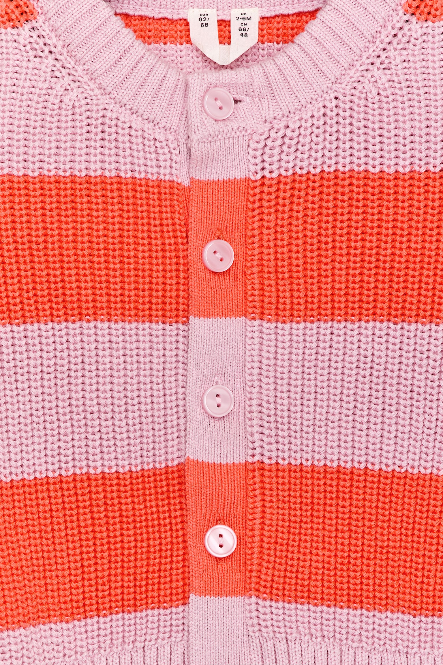 Cárdigan de algodón - Naranja/rosa/Blanco roto/Azul claro/verde - 2