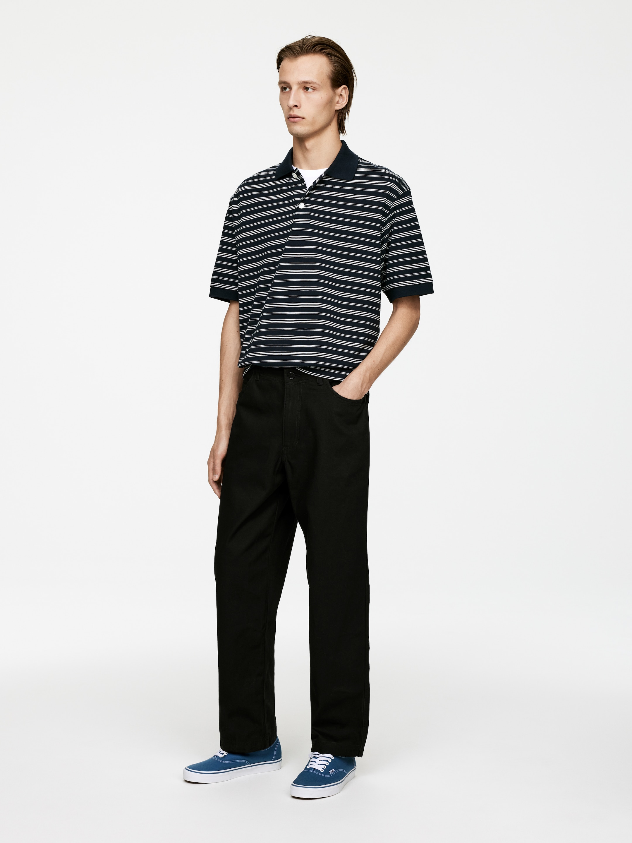 Visualizza immagine più grande: Chino dritti in cotone - Nero - UOMO | H&M IT 3