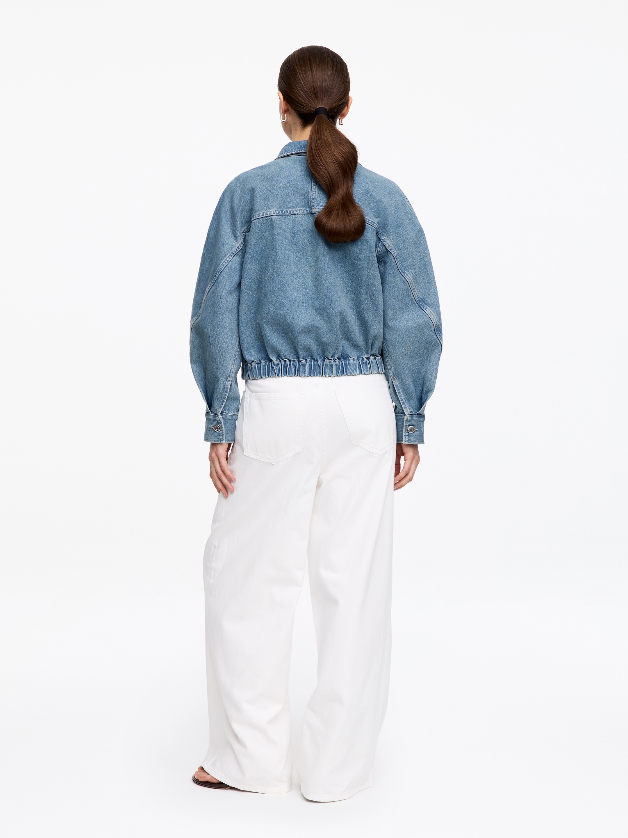 Short Denim Jacket - Blue - Regular fit - Women - StillMedia/Lookbook - 11